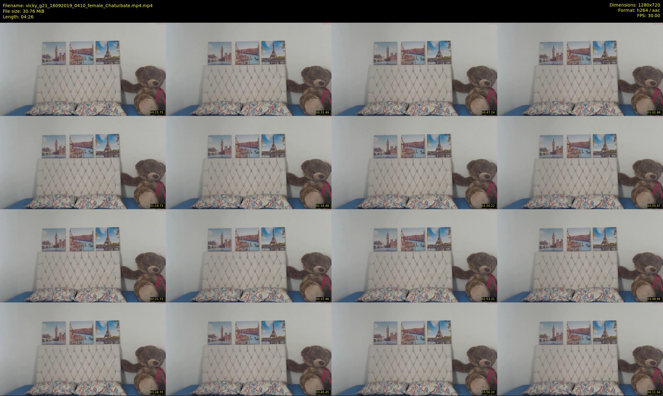 vicky_g21 — 5 minute Chaturbate female cam show recording, 720p, Sep 16, 2019
