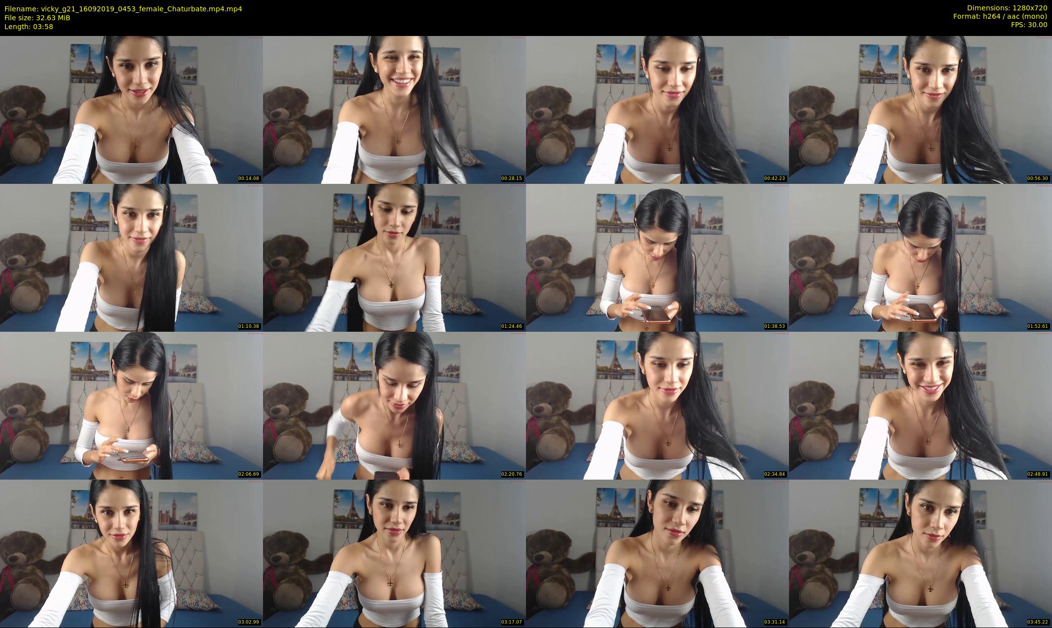 vicky_g21 — 4 minute Chaturbate female cam show recording, 720p, Sep 16, 2019