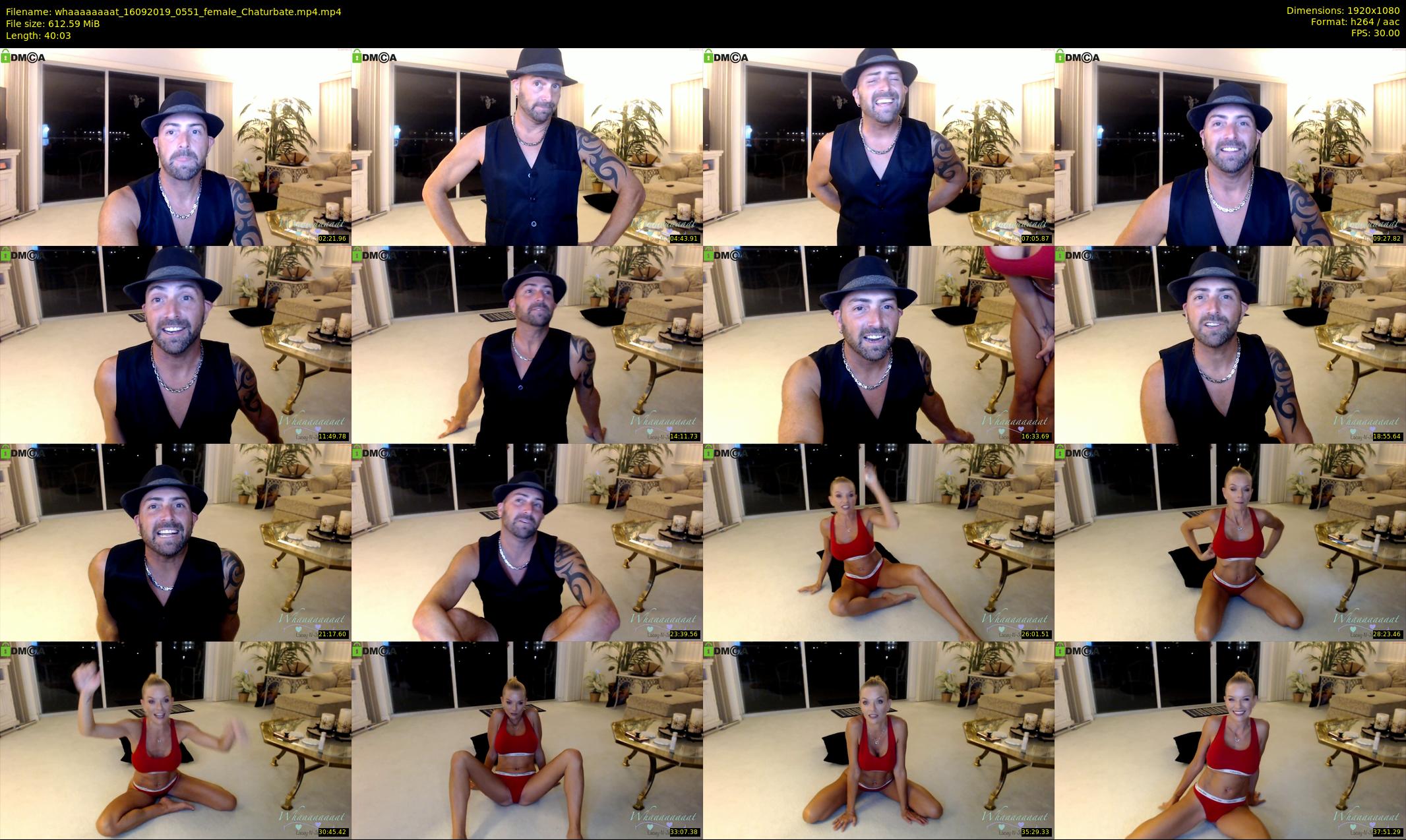 whaaaaaaaat — 41 minute Chaturbate couple cam show recording, 1080p, Sep 16, 2019