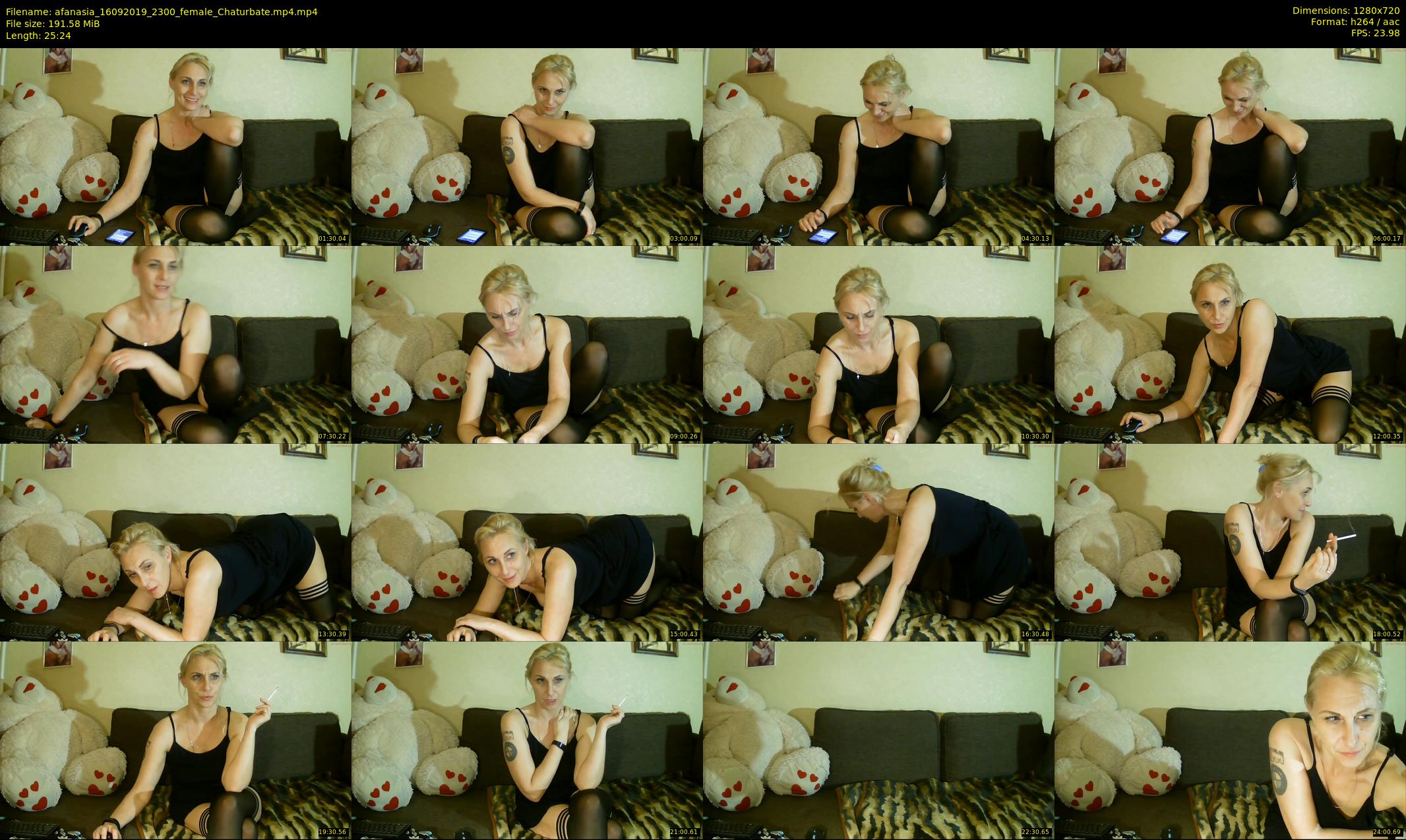 afanasia — 26 minute Chaturbate female cam show recording, 720p, Sep 16, 2019
