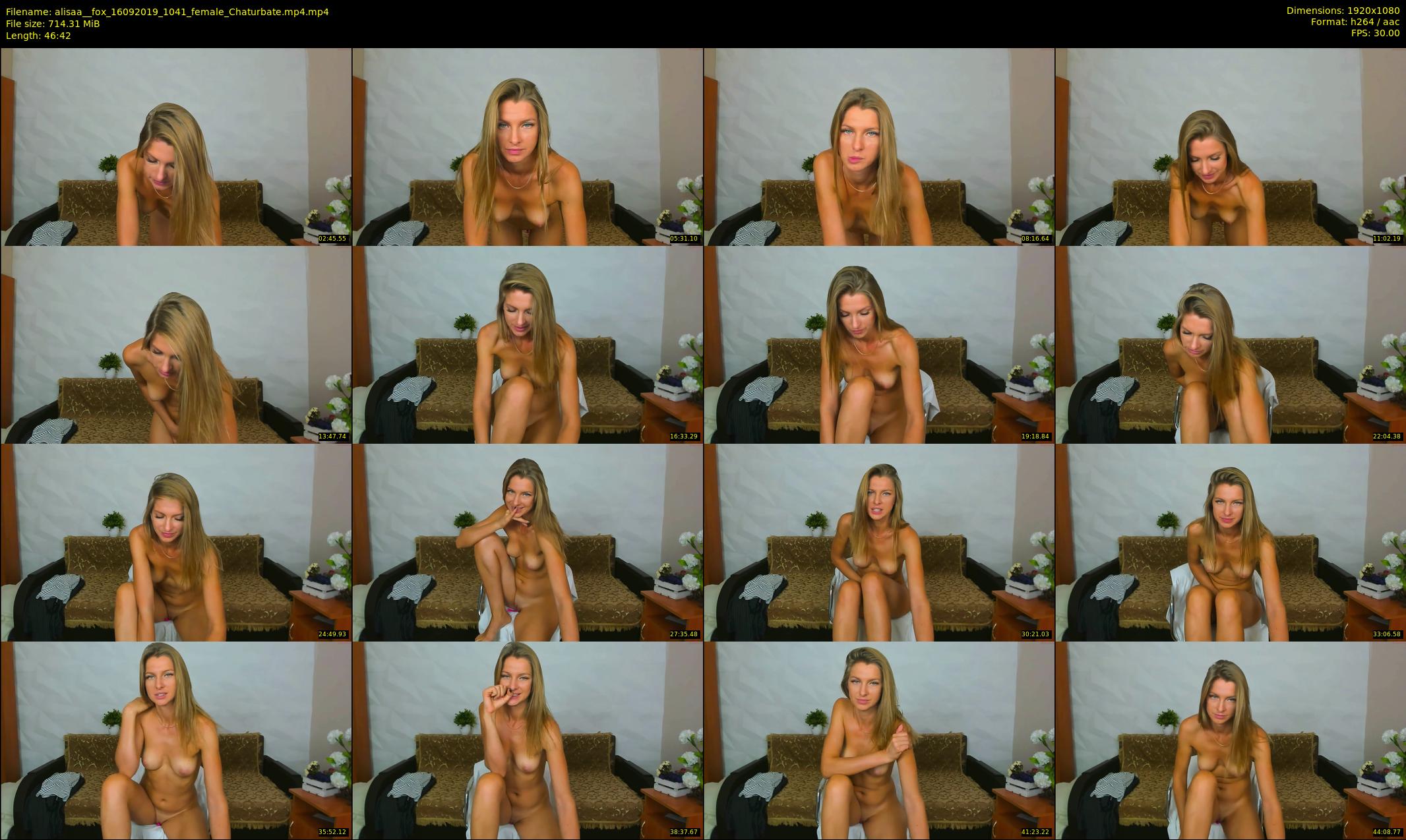 alisaa__fox — 47 minute Chaturbate female cam show recording, 1080p, Sep 16, 2019