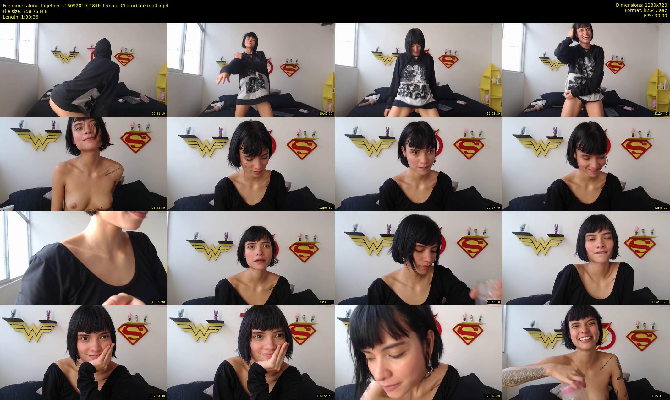alone_together_ — 91 minute Chaturbate female cam show recording, 720p, Sep 16, 2019