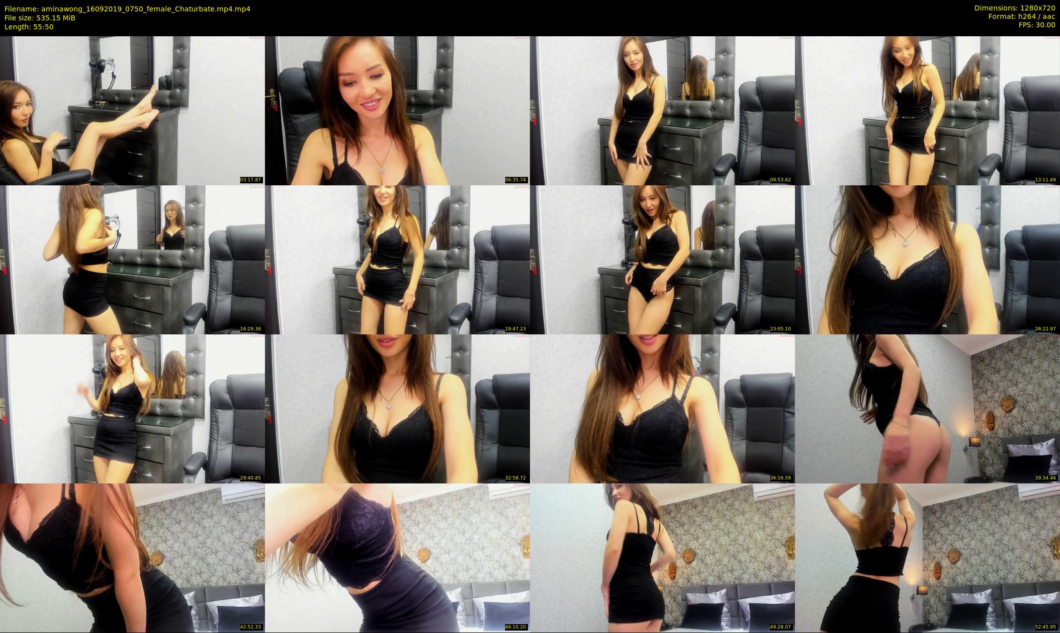 aminawong — 56 minute Chaturbate female cam show recording, 720p, Sep 16, 2019