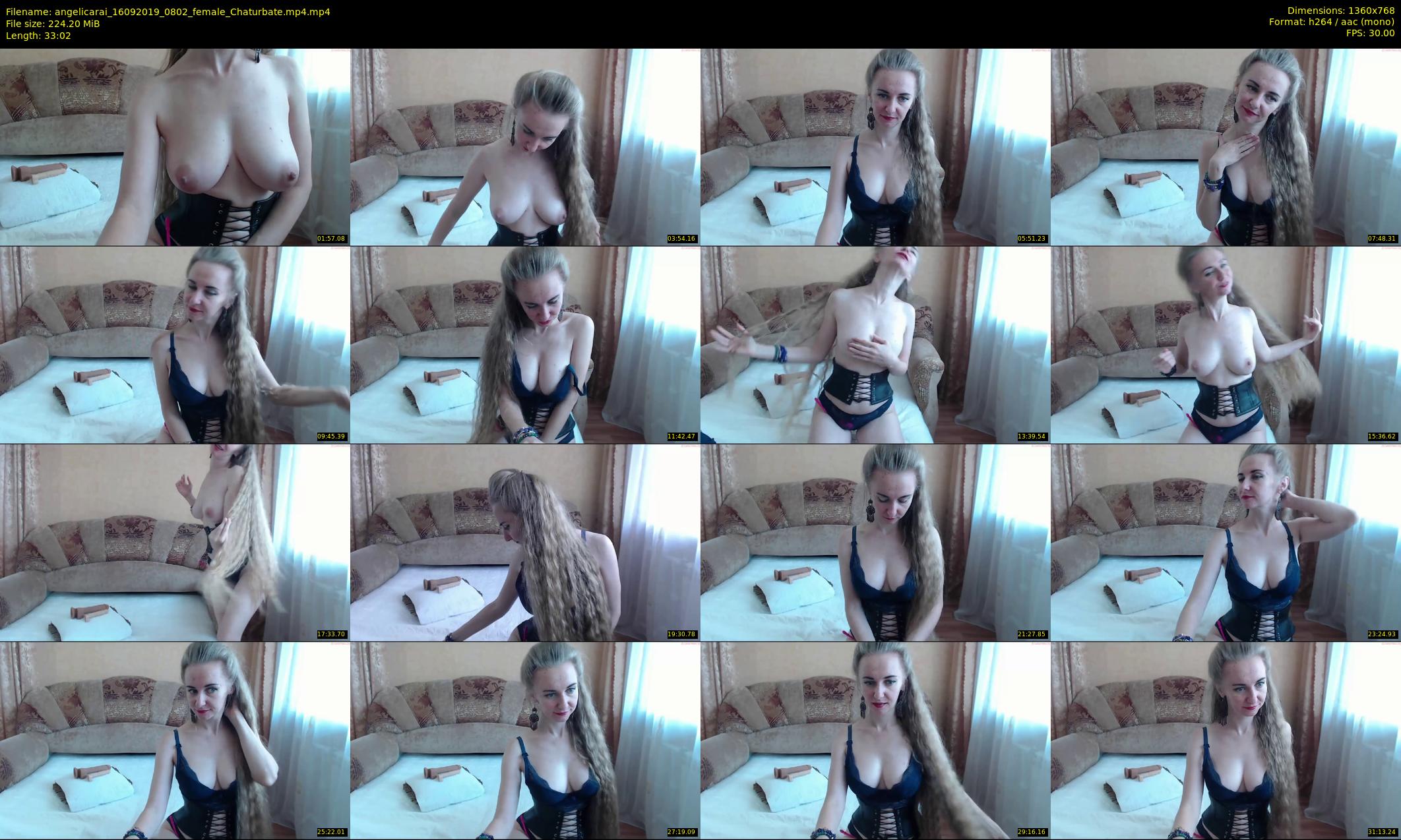 angelicarai — 34 minute Chaturbate female cam show recording, 720p, Sep 16, 2019