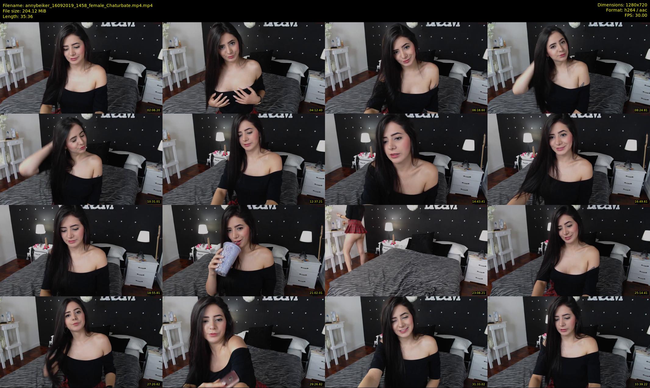 annybeiker — 36 minute Chaturbate female cam show recording, 720p, Sep 16, 2019