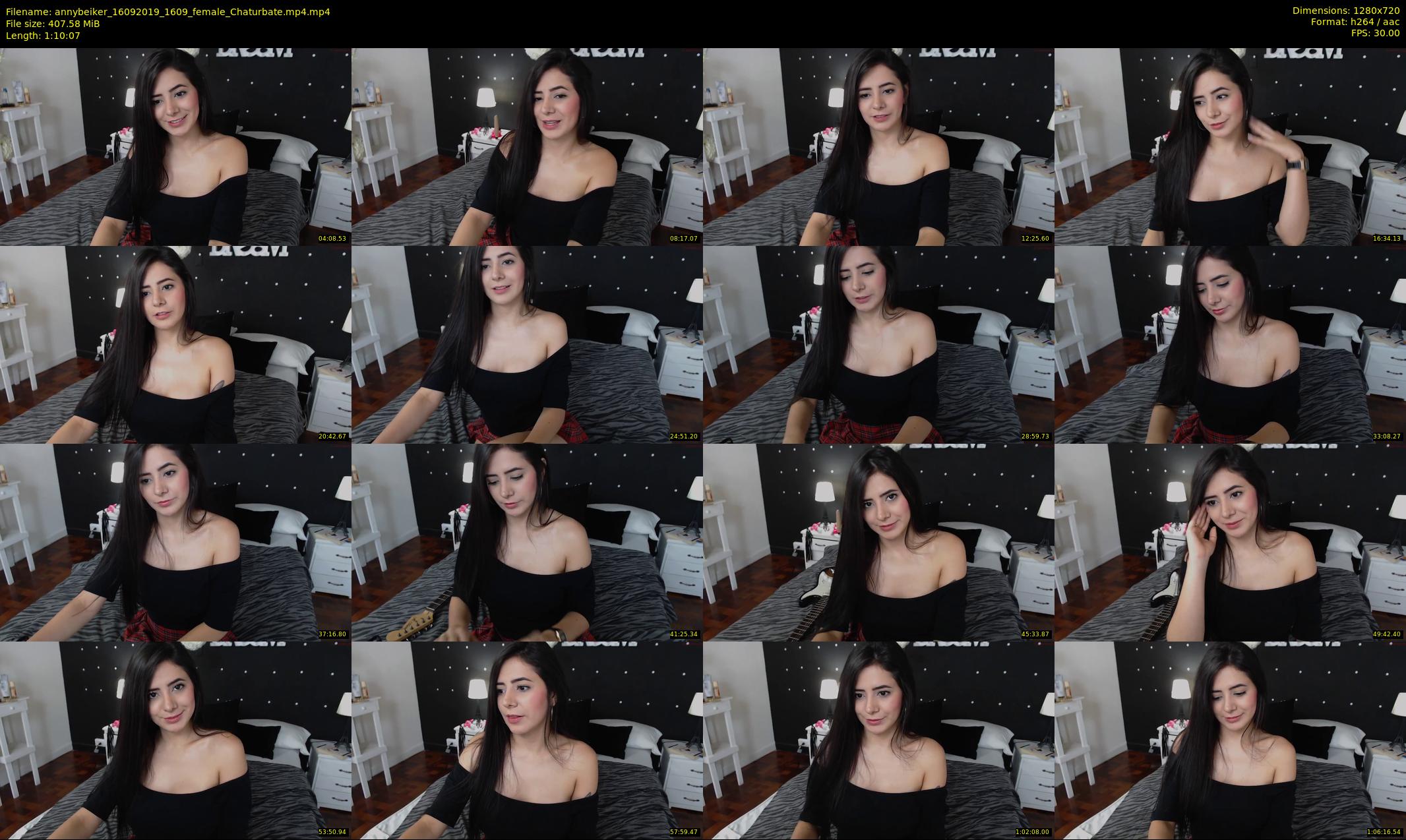 annybeiker — 71 minute Chaturbate female cam show recording, 720p, Sep 16, 2019