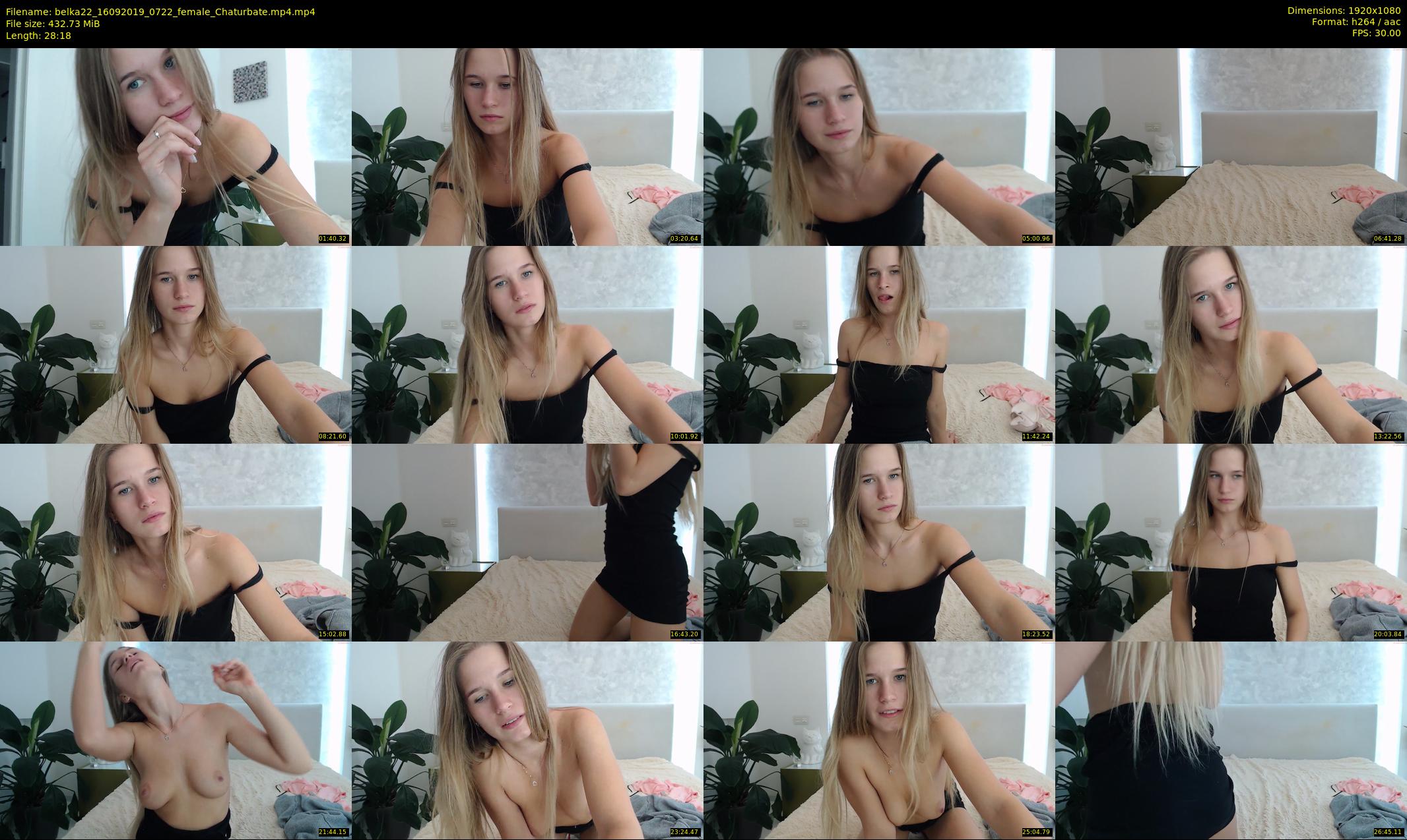 belka22 — 29 minute Chaturbate female cam show recording, 1080p, Sep 16, 2019