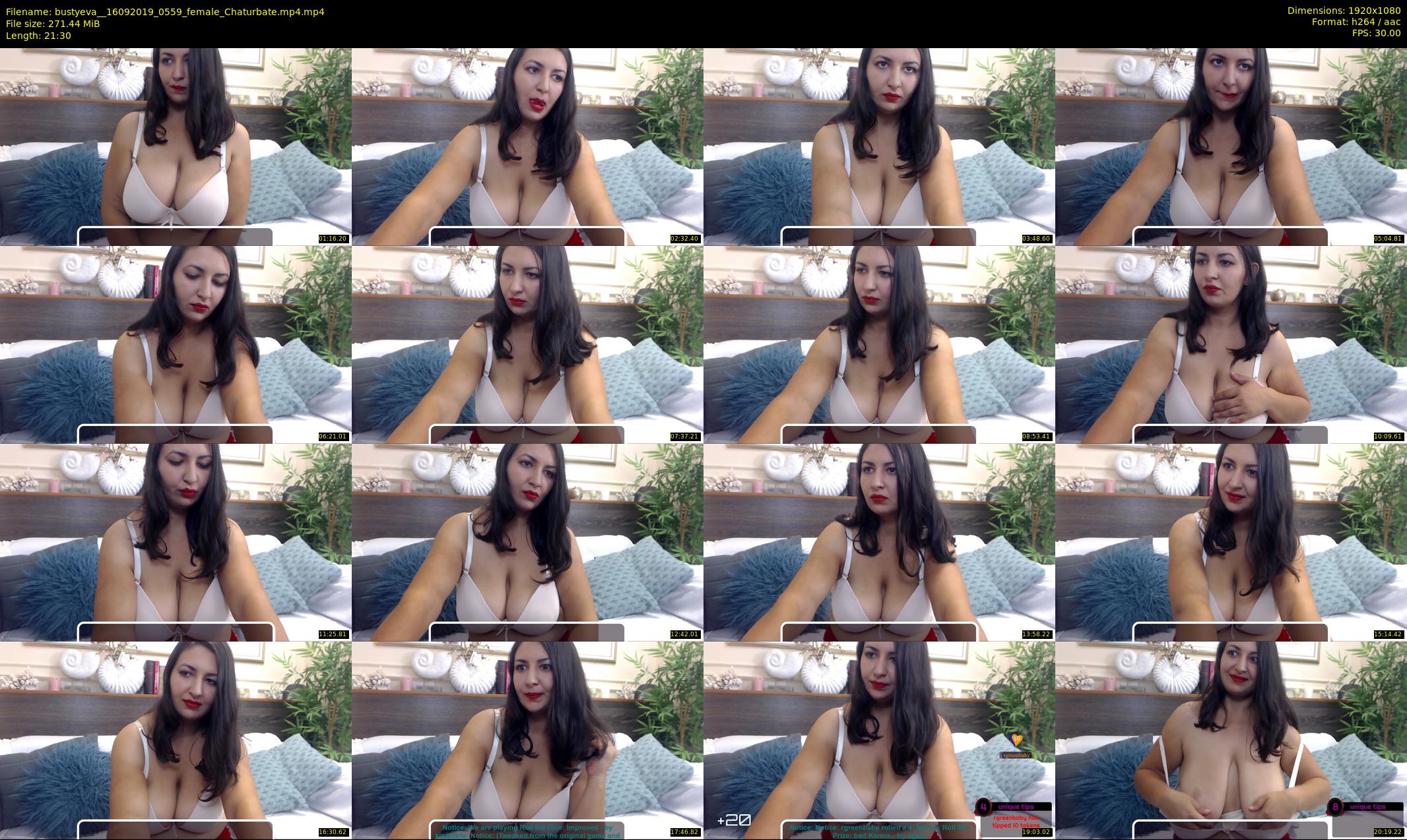bustyeva_ — 22 minute Chaturbate female cam show recording, 1080p, Sep 16, 2019