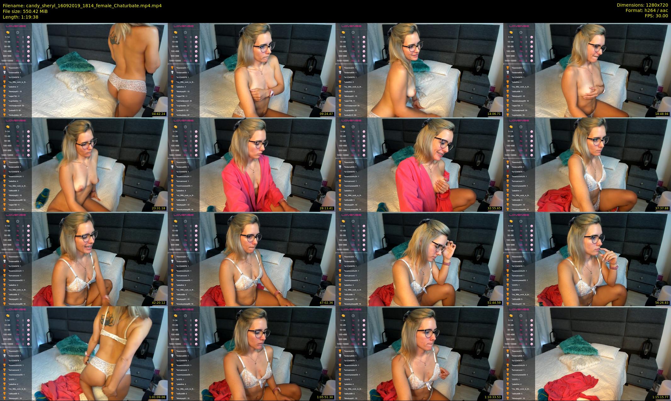 candy_sheryl — 80 minute Chaturbate female cam show recording, 720p, Sep 16, 2019
