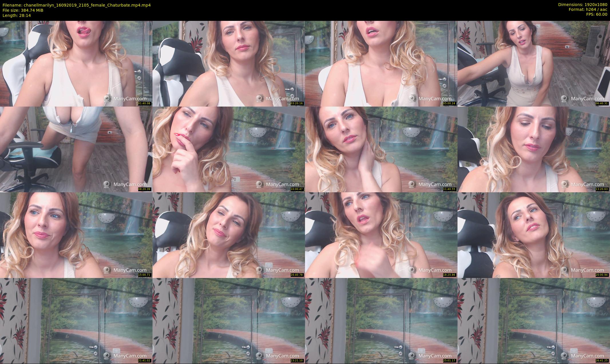 chanellmarilyn — 29 minute Chaturbate female cam show recording, 1080p, Sep 16, 2019