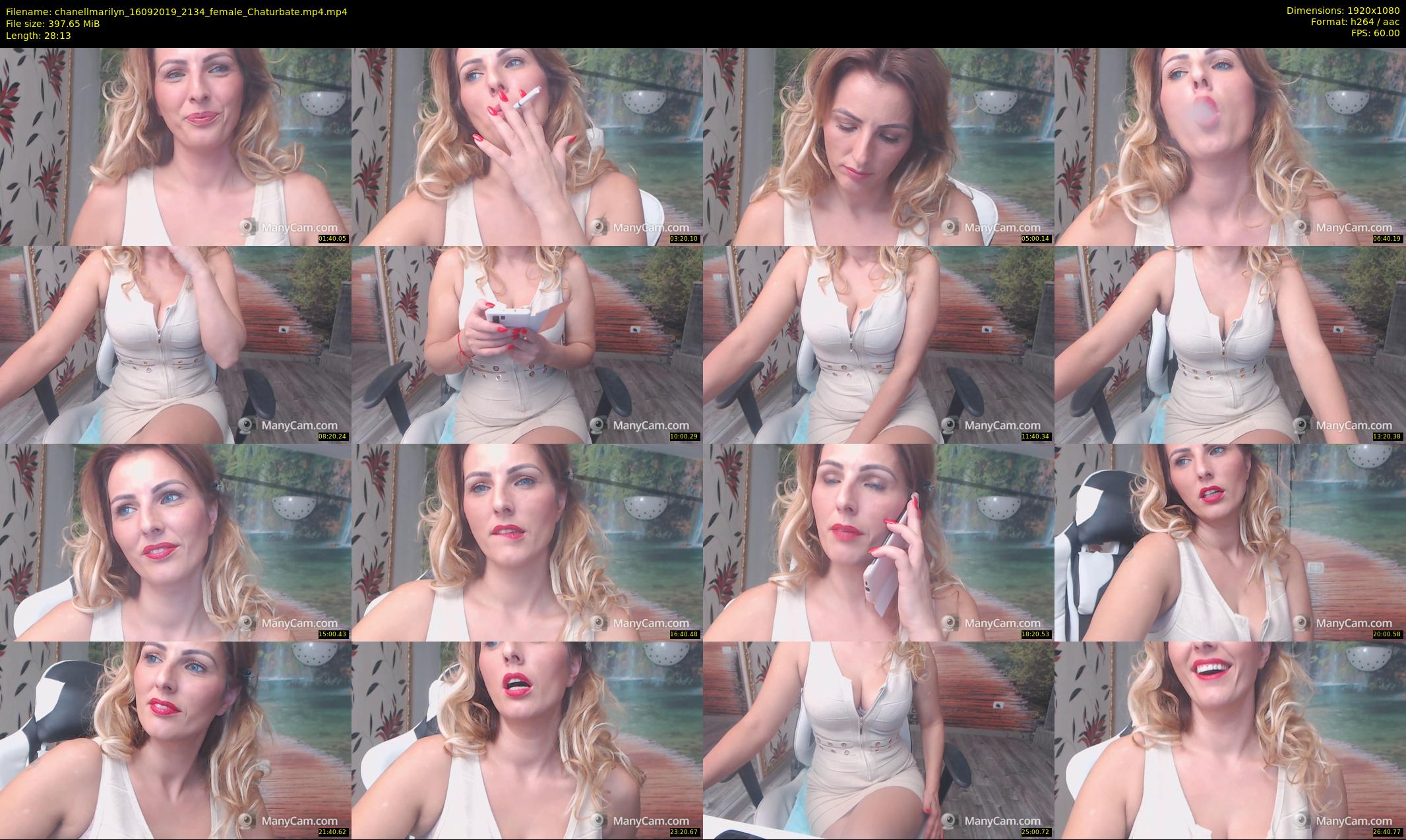 chanellmarilyn — 29 minute Chaturbate female cam show recording, 1080p, Sep 16, 2019