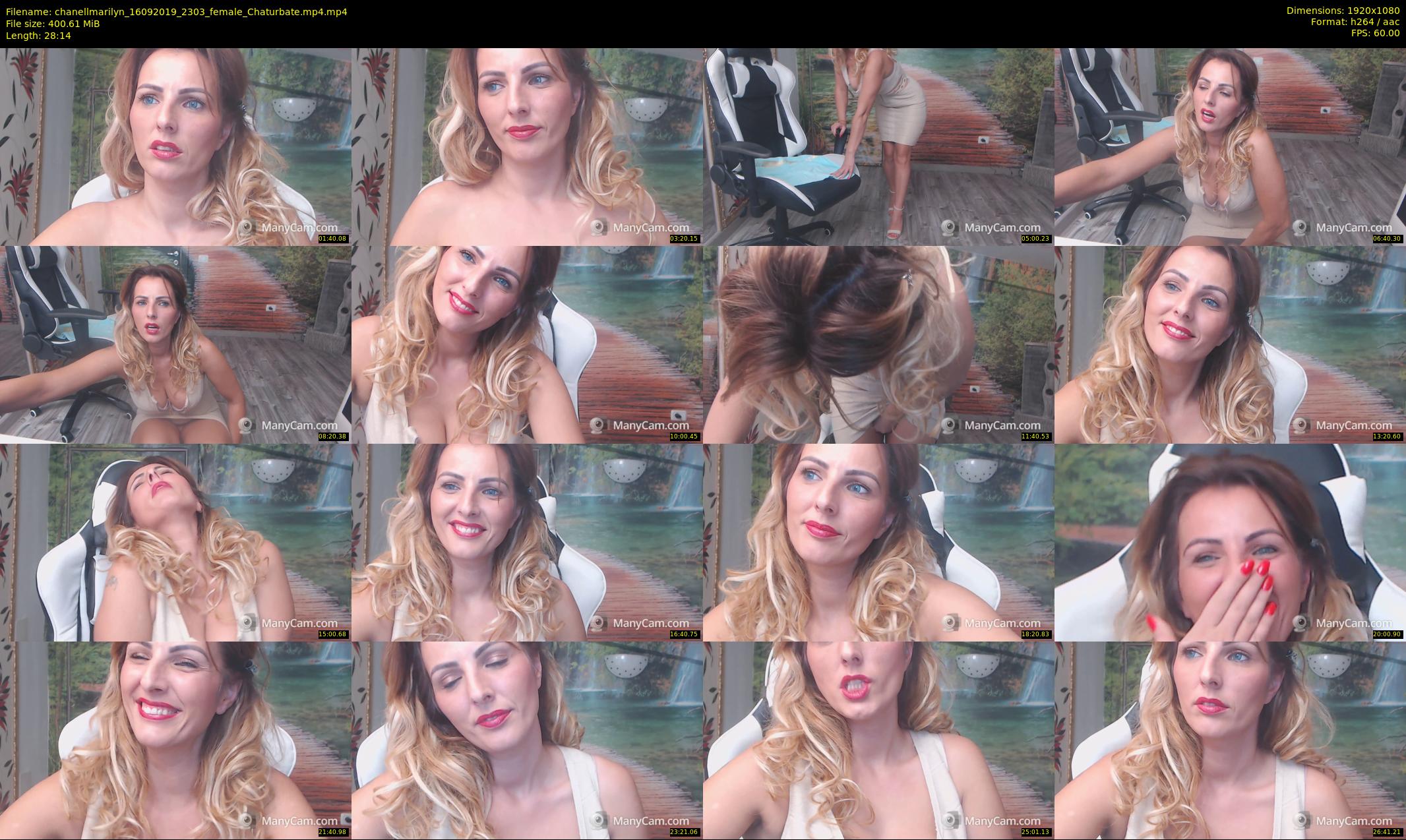 chanellmarilyn — 29 minute Chaturbate female cam show recording, 1080p, Sep 16, 2019