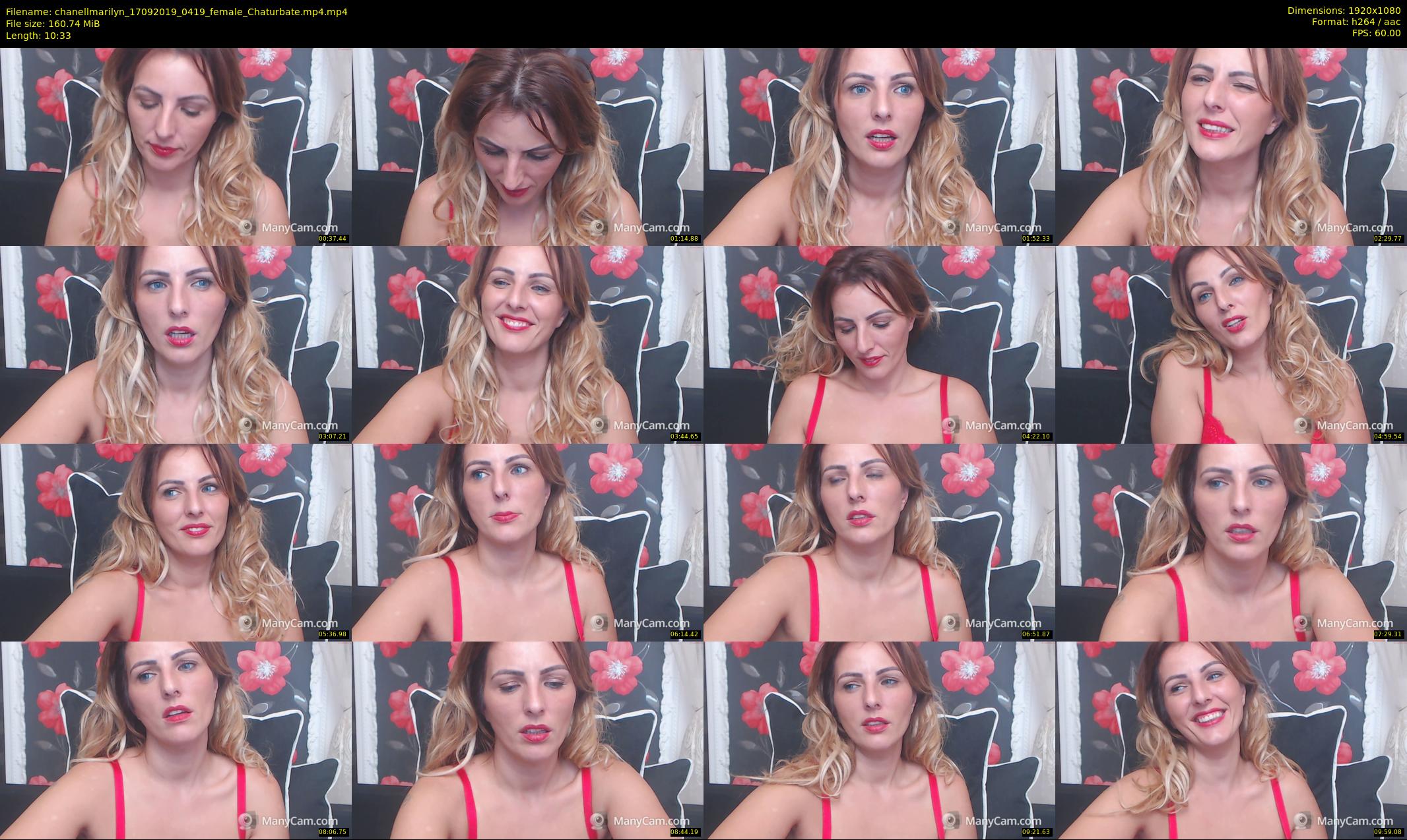 chanellmarilyn — 11 minute Chaturbate female cam show recording, 1080p, Sep 17, 2019