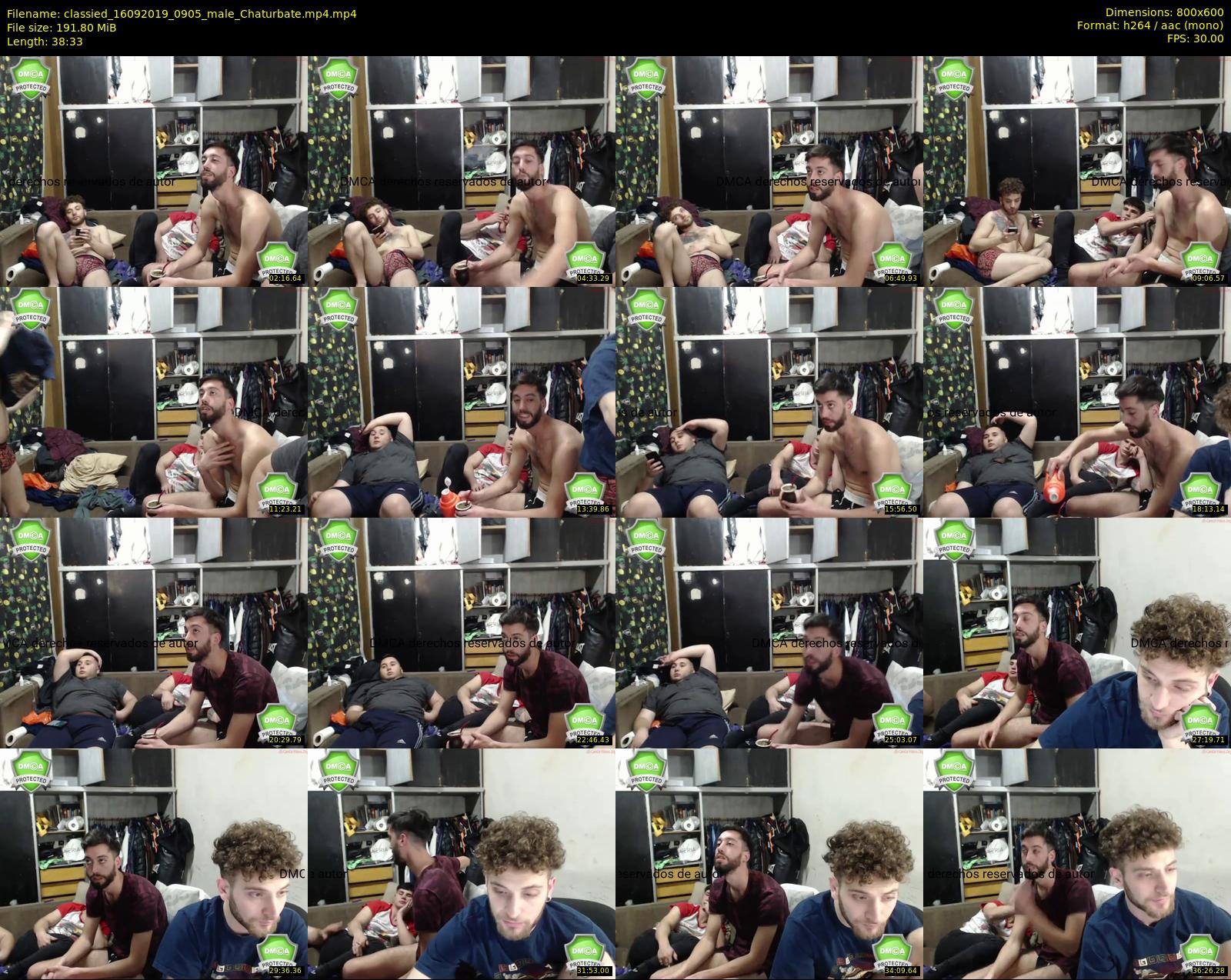 classied — 39 minute Chaturbate male cam show recording, 480p, Sep 16, 2019