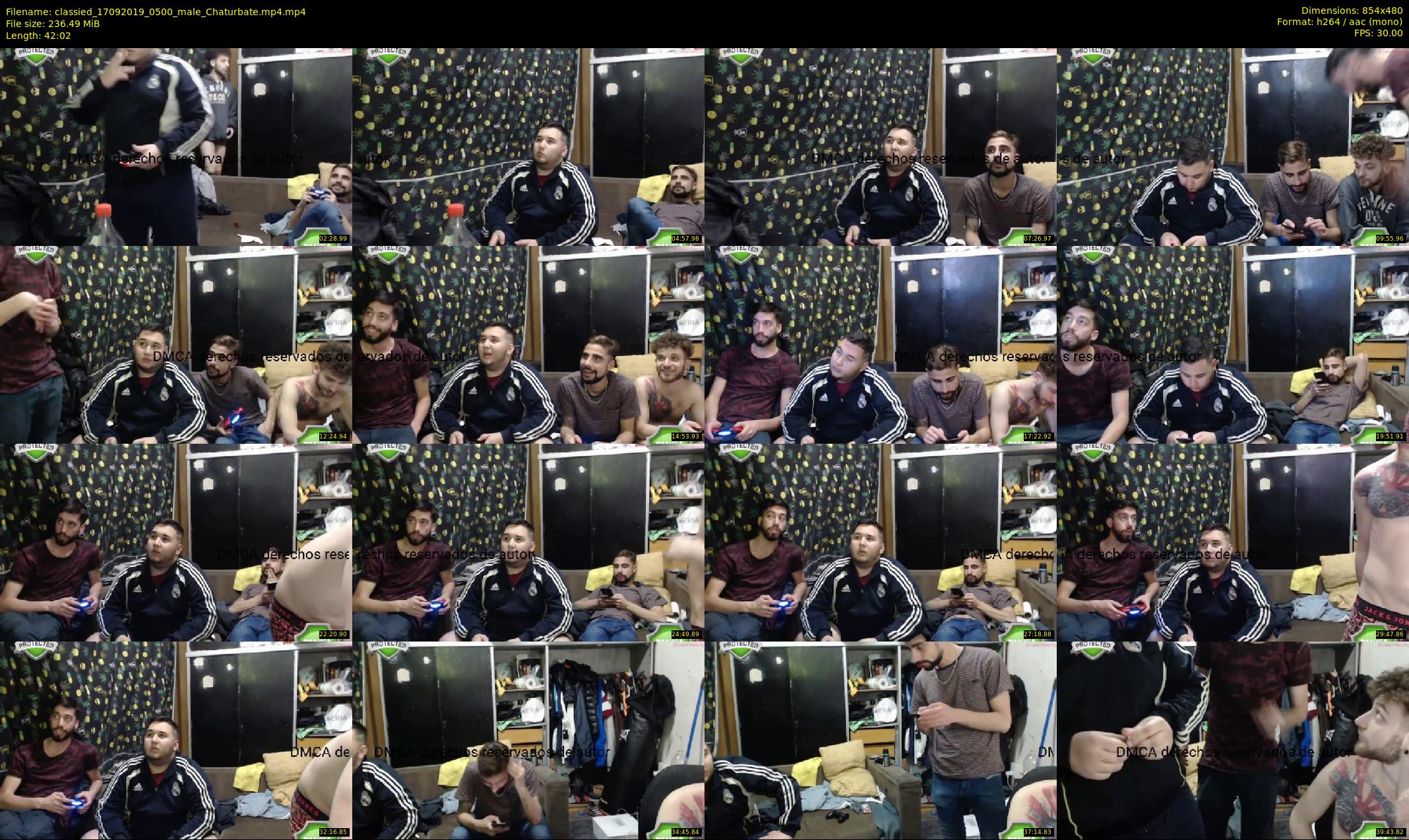 classied — 43 minute Chaturbate male cam show recording, 480p, Sep 17, 2019