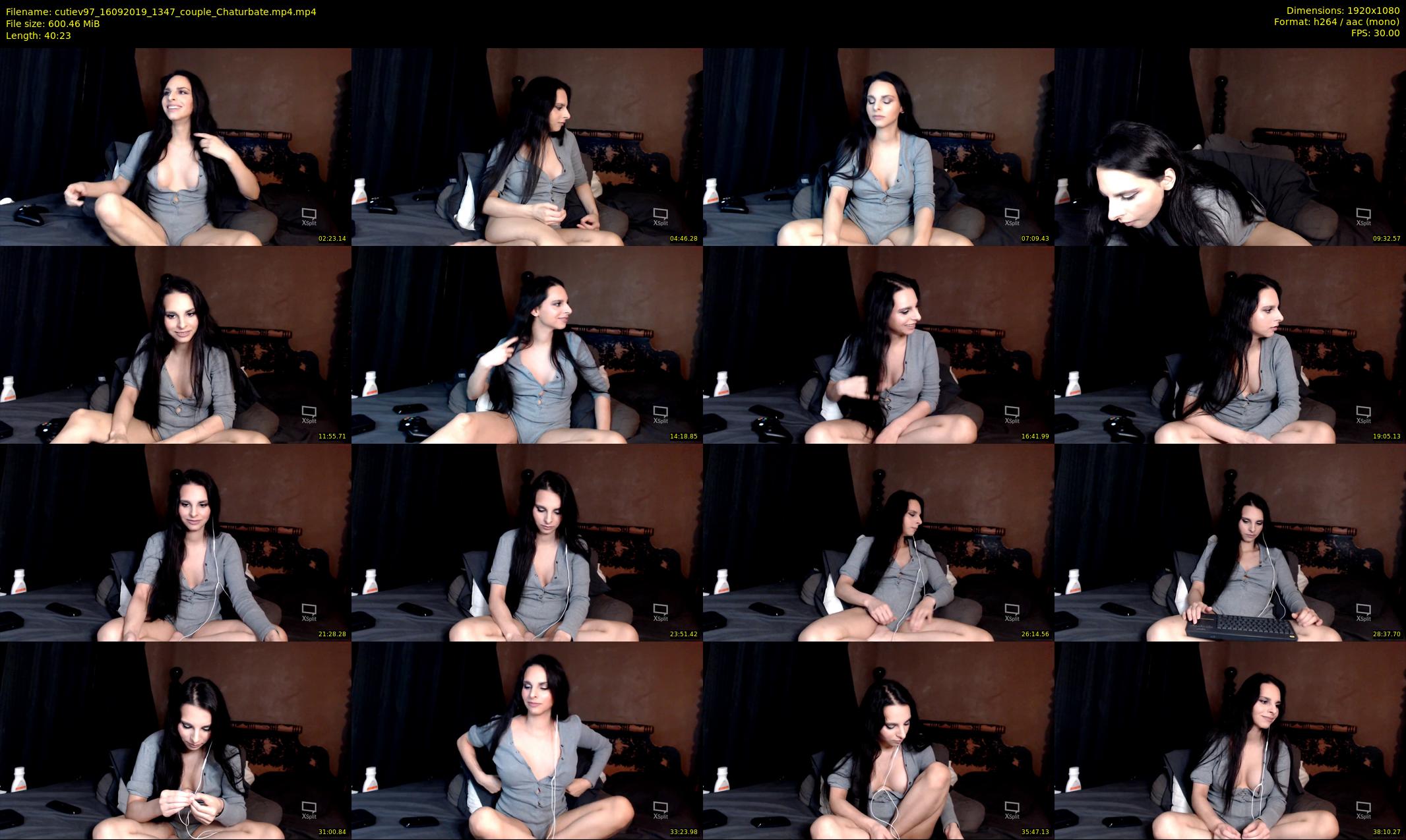 cutiev97 — 41 minute Chaturbate couple cam show recording, 1080p, Sep 16, 2019