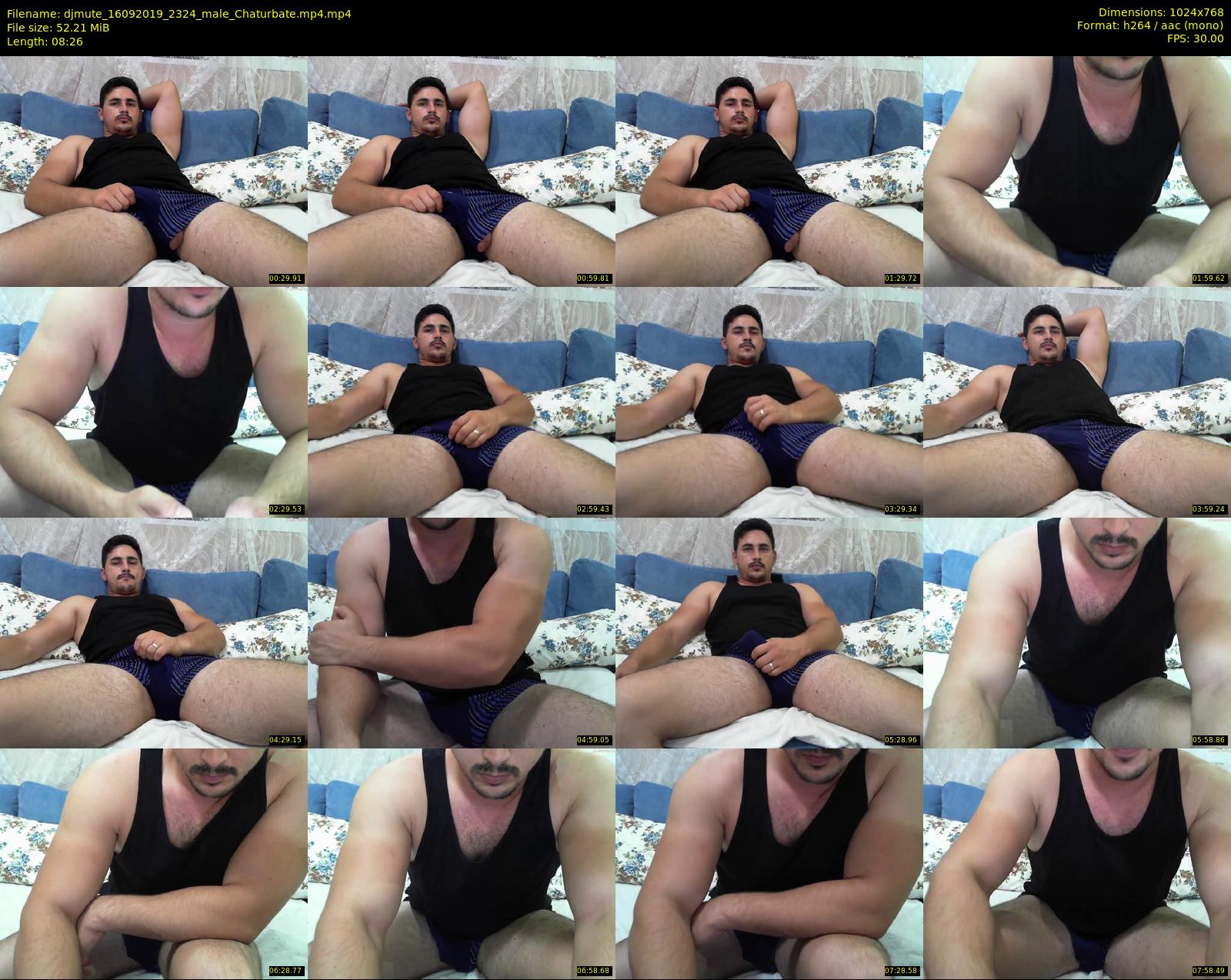 djmute — 9 minute Chaturbate male cam show recording, 720p, Sep 16, 2019