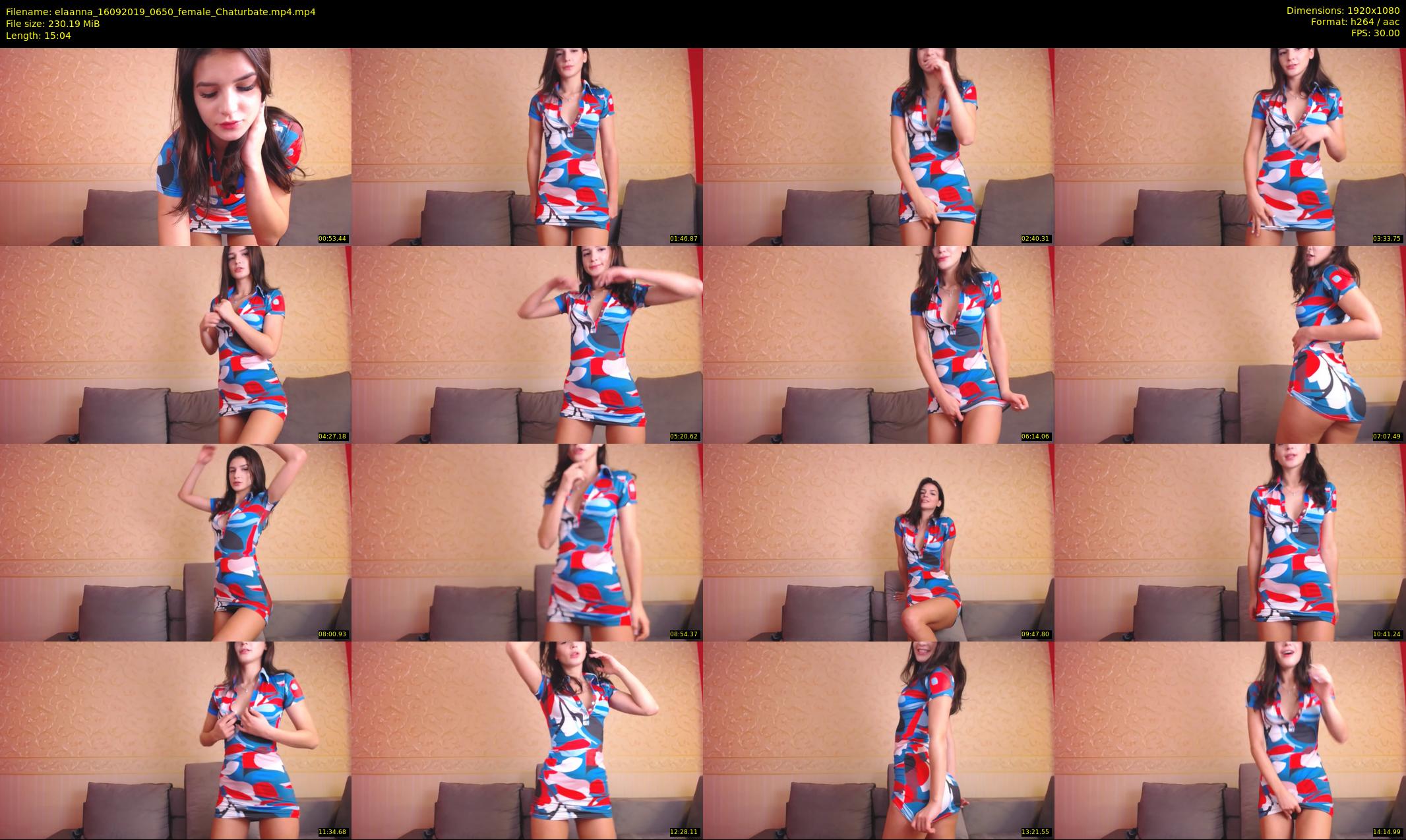 elaanna — 16 minute Chaturbate female cam show recording, 1080p, Sep 16, 2019