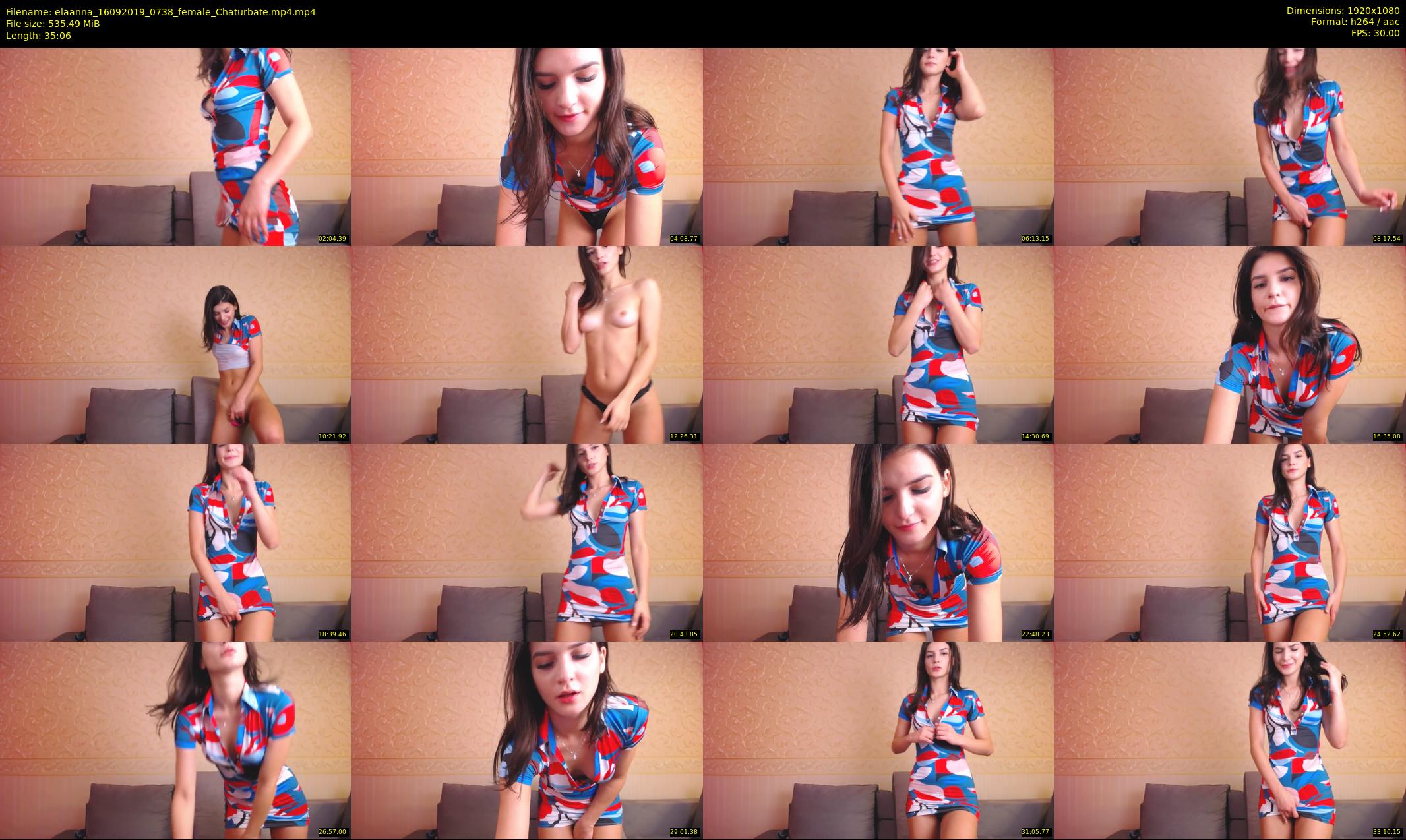 elaanna — 36 minute Chaturbate female cam show recording, 1080p, Sep 16, 2019