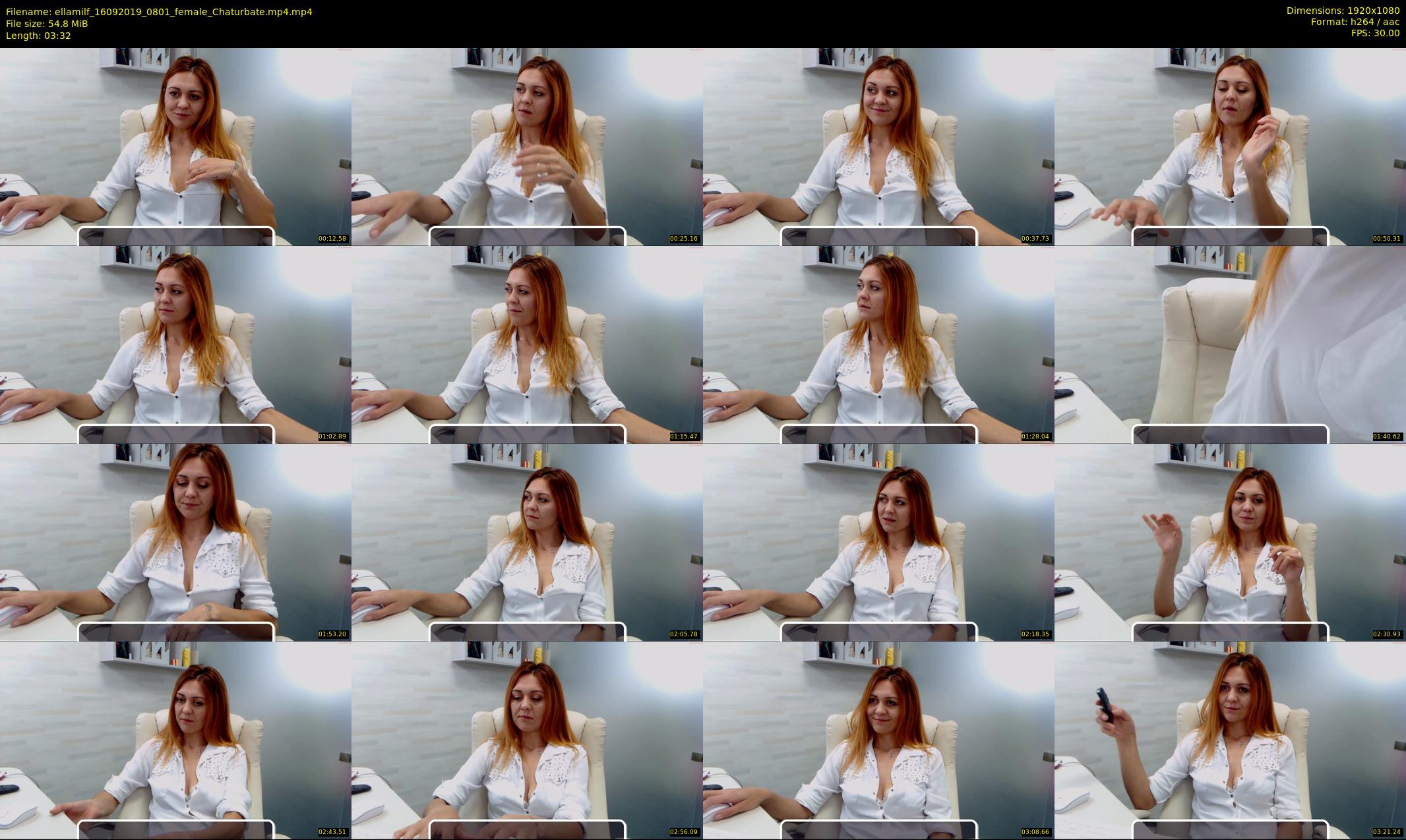 ellamilf — 4 minute Chaturbate female cam show recording, 1080p, Sep 16, 2019