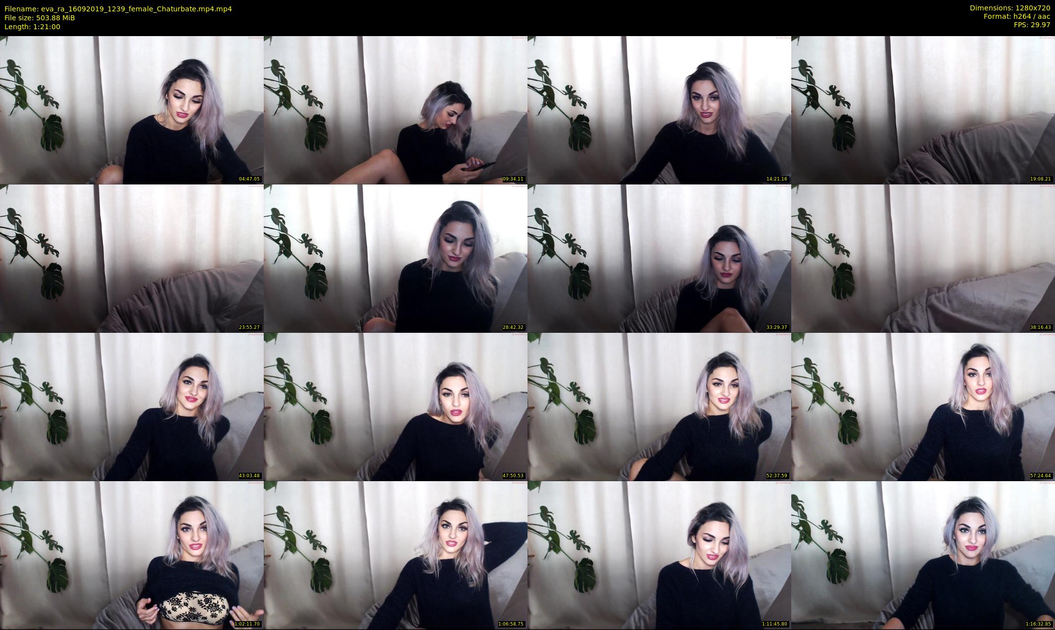 eva_ra — 81 minute Chaturbate female cam show recording, 720p, Sep 16, 2019