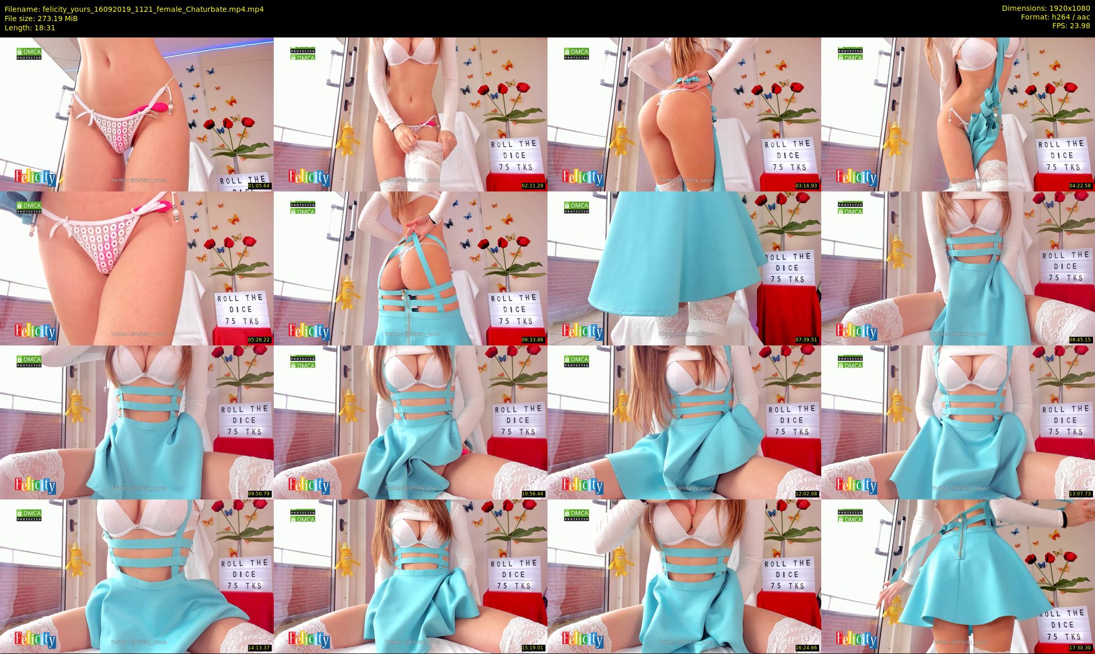 felicity_yours — 19 minute Chaturbate female cam show recording, 1080p, Sep 16, 2019