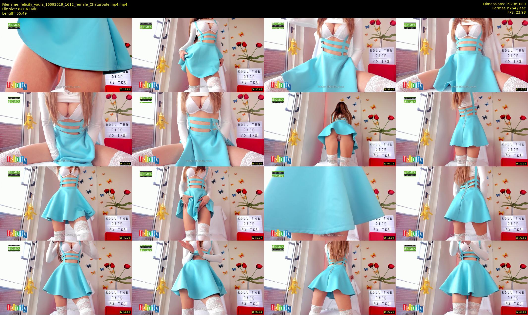 felicity_yours — 56 minute Chaturbate female cam show recording, 1080p, Sep 16, 2019