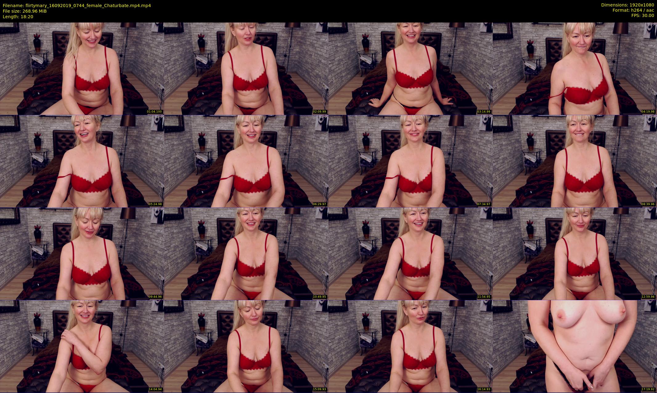 flirtymary — 19 minute Chaturbate female cam show recording, 1080p, Sep 16, 2019