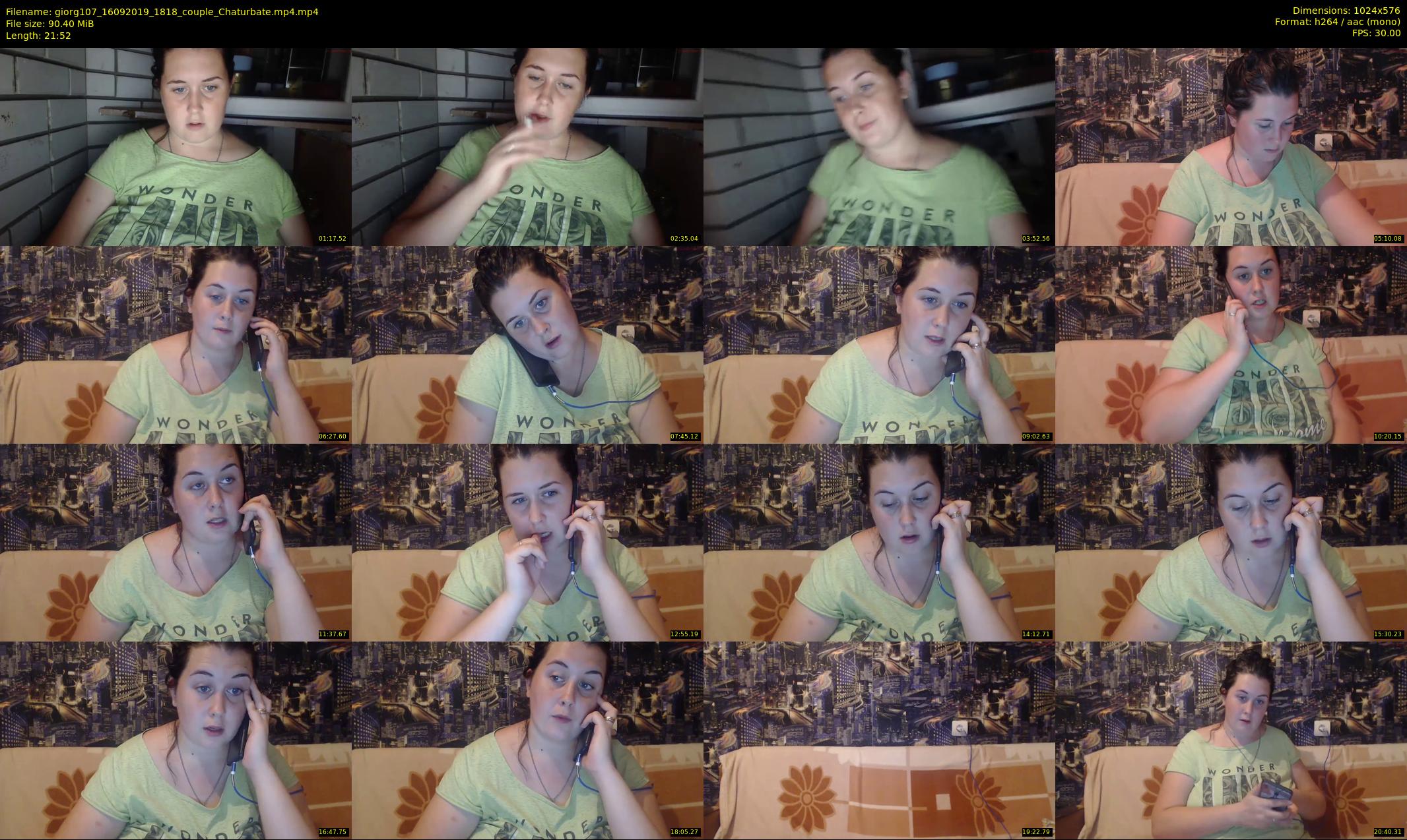 giorg107 — 22 minute Chaturbate couple cam show recording, 480p, Sep 16, 2019