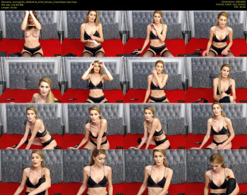 hornygirllx — 30 minute Chaturbate female cam show recording, 480p, Sep 16, 2019