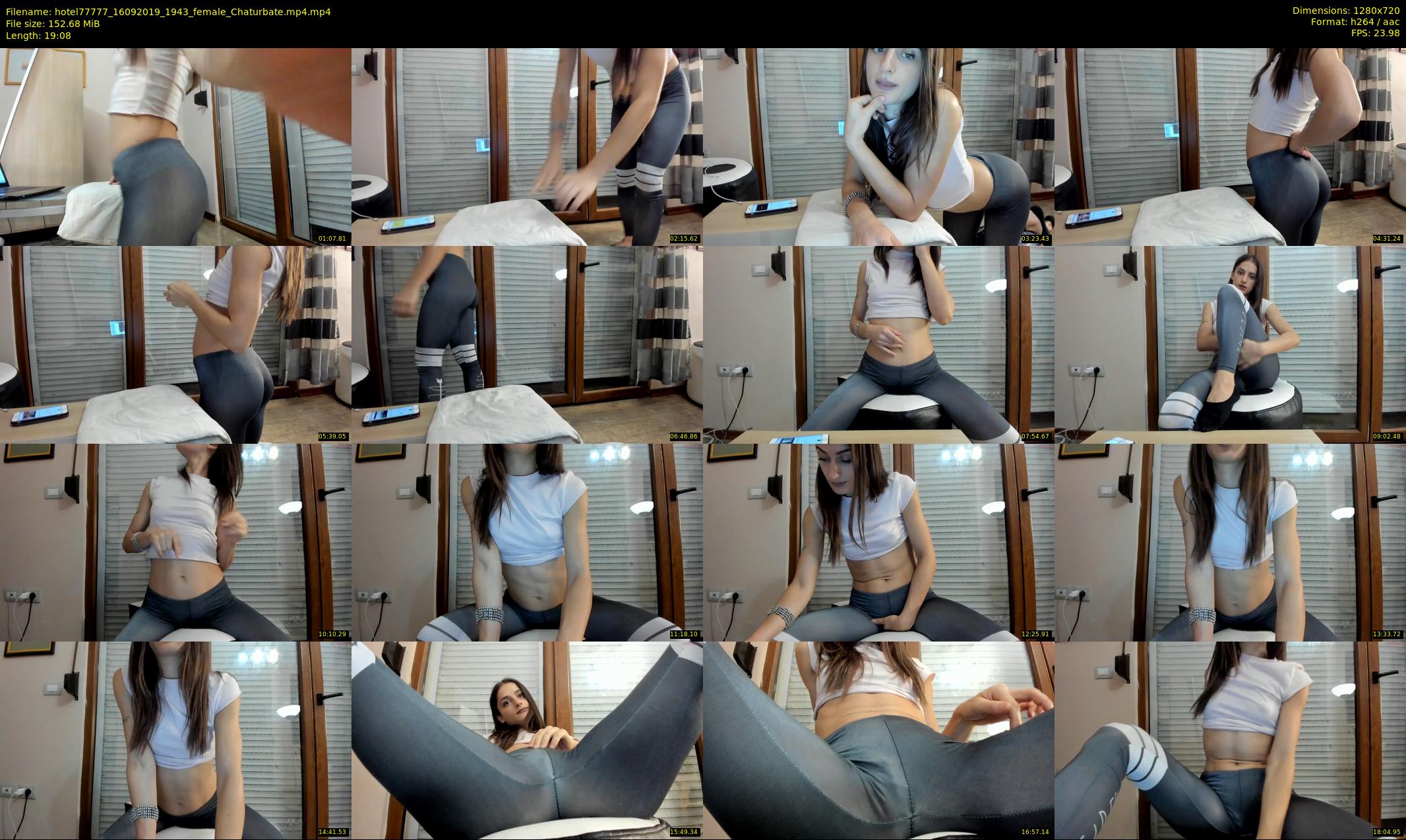 hotel77777 — 20 minute Chaturbate female cam show recording, 720p, Sep 16, 2019