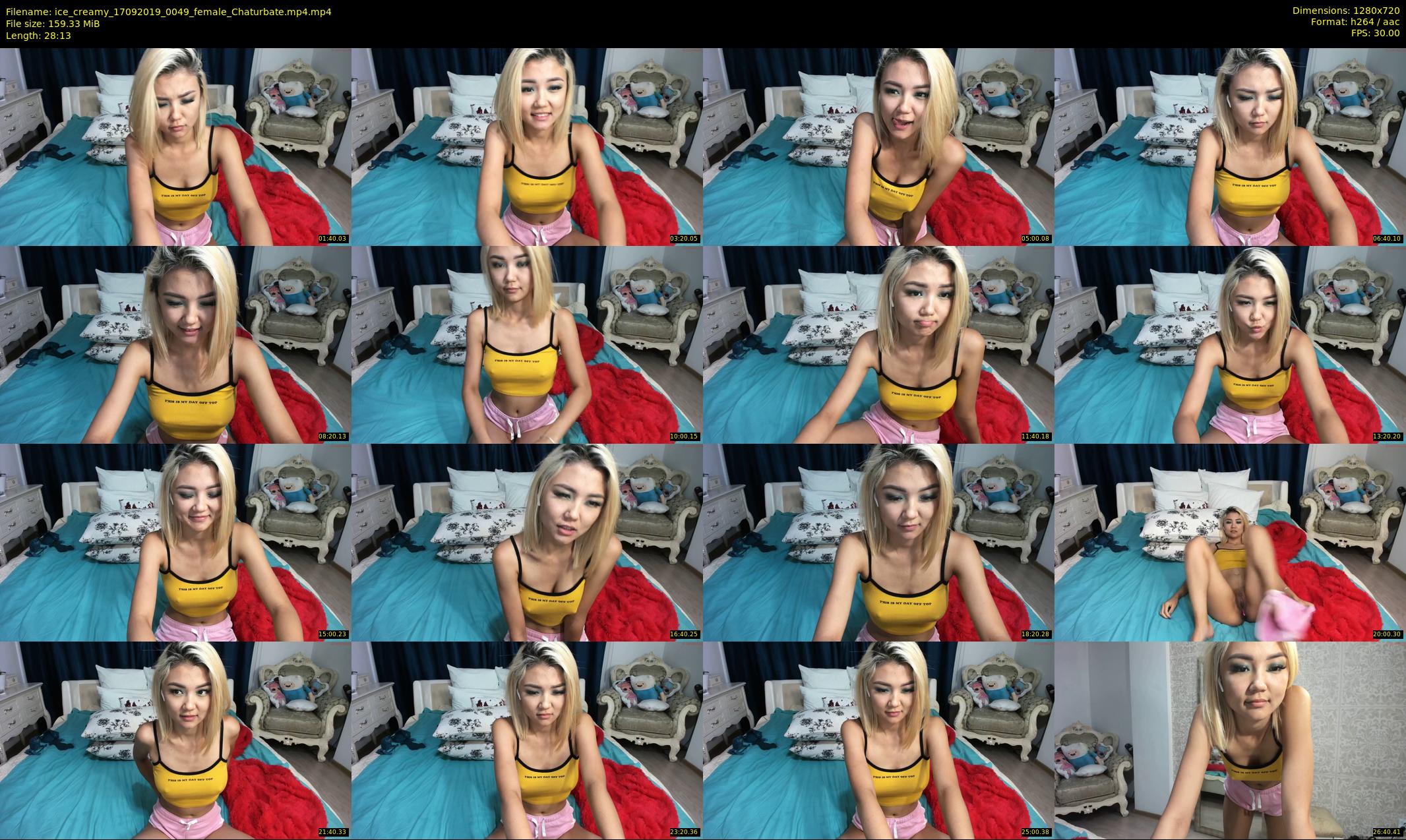 ice_creamy — 29 minute Chaturbate female cam show recording, 720p, Sep 17, 2019