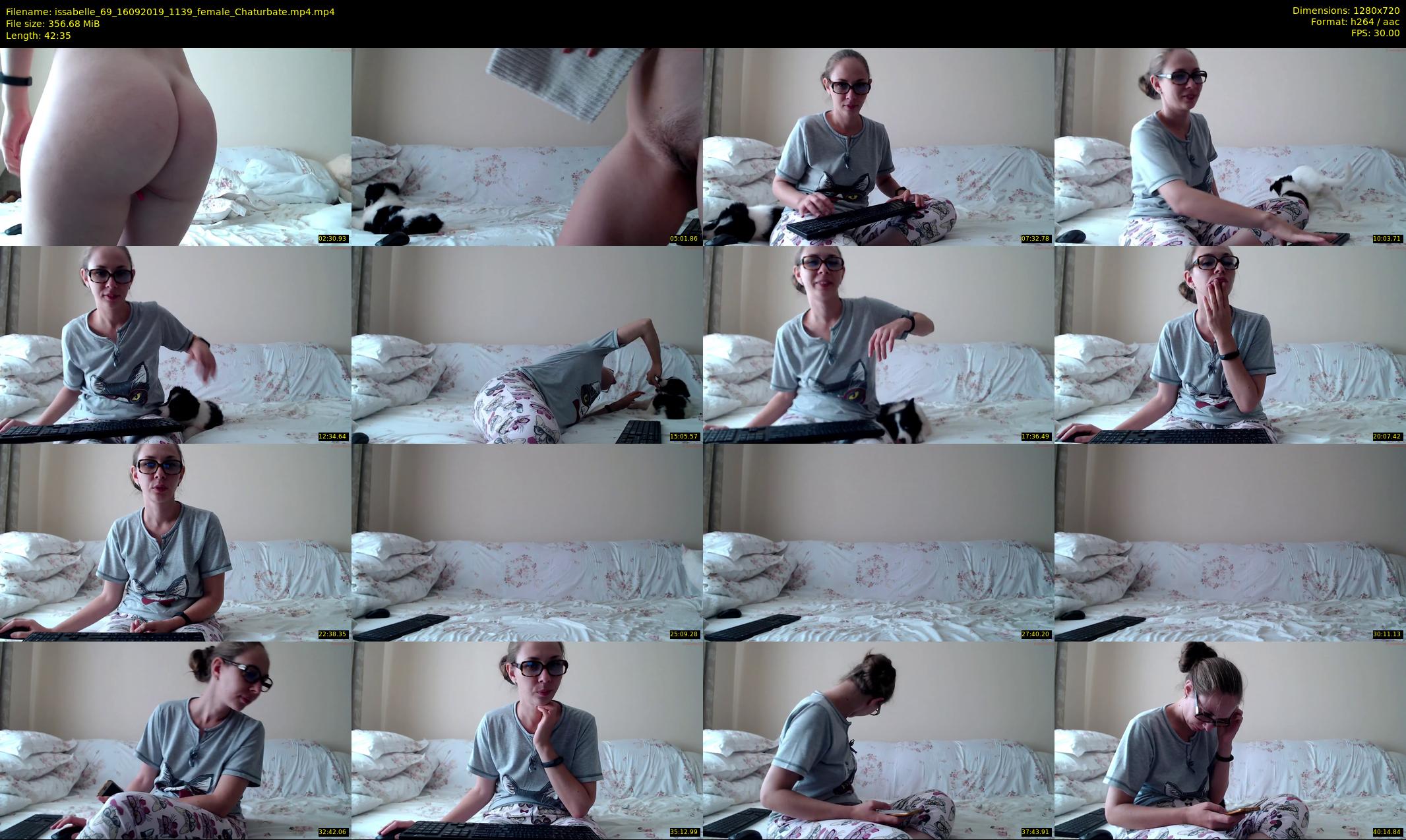issabelle_69 — 43 minute Chaturbate couple cam show recording, 720p, Sep 16, 2019