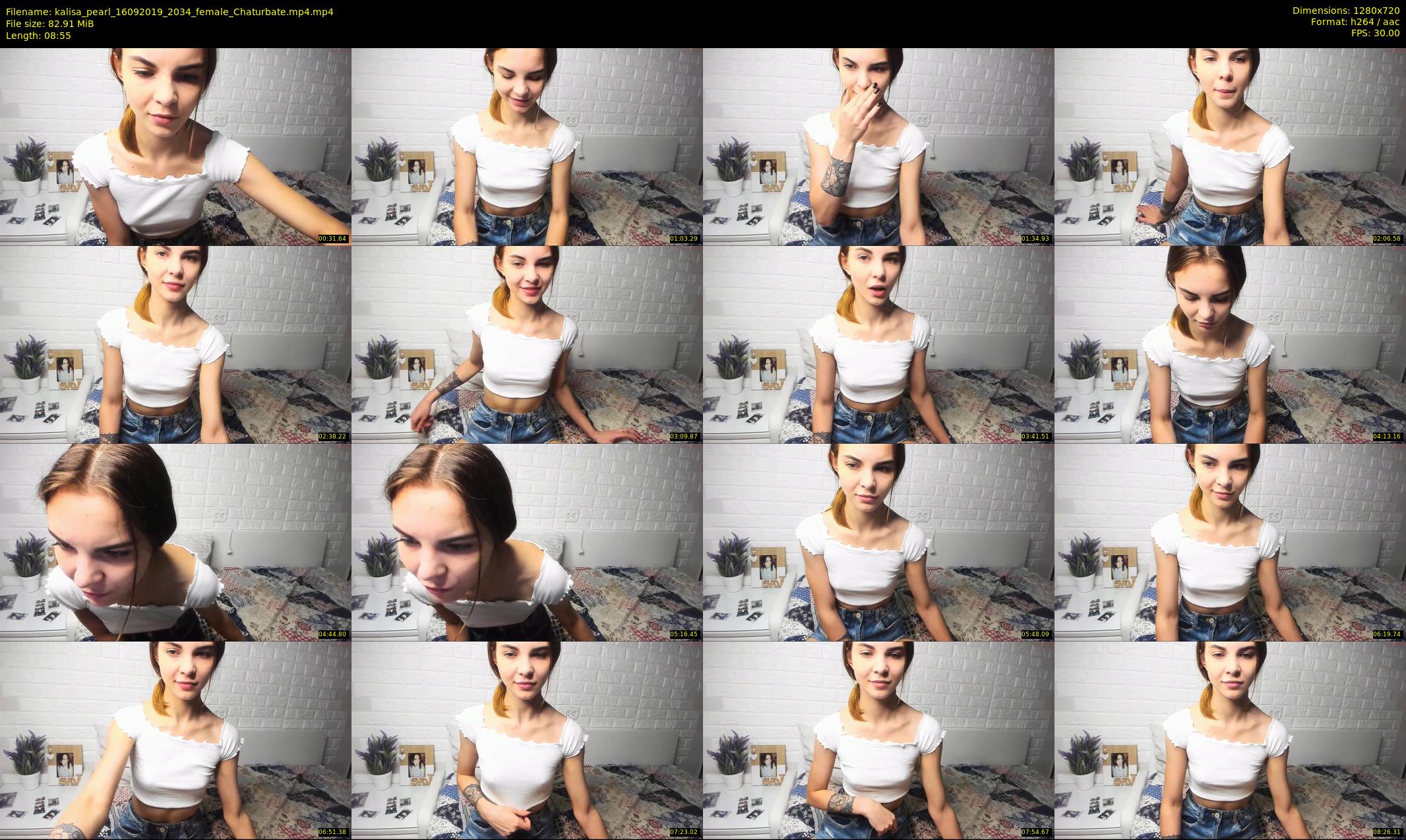 kalisa_pearl — 9 minute Chaturbate female cam show recording, 720p, Sep 16, 2019