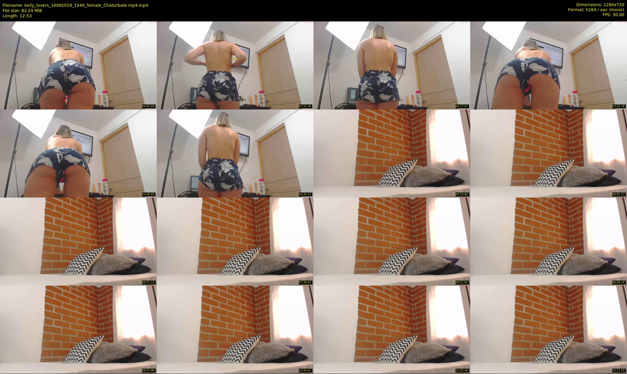 keily_lovers — 13 minute Chaturbate female cam show recording, 720p, Sep 16, 2019