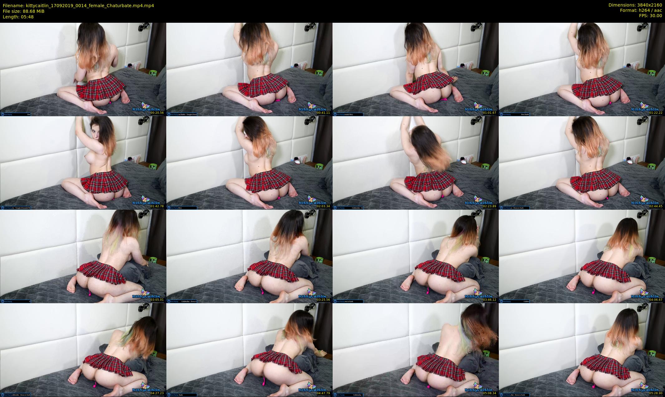 kittycaitlin — 6 minute Chaturbate female cam show recording, 4K, Sep 17, 2019
