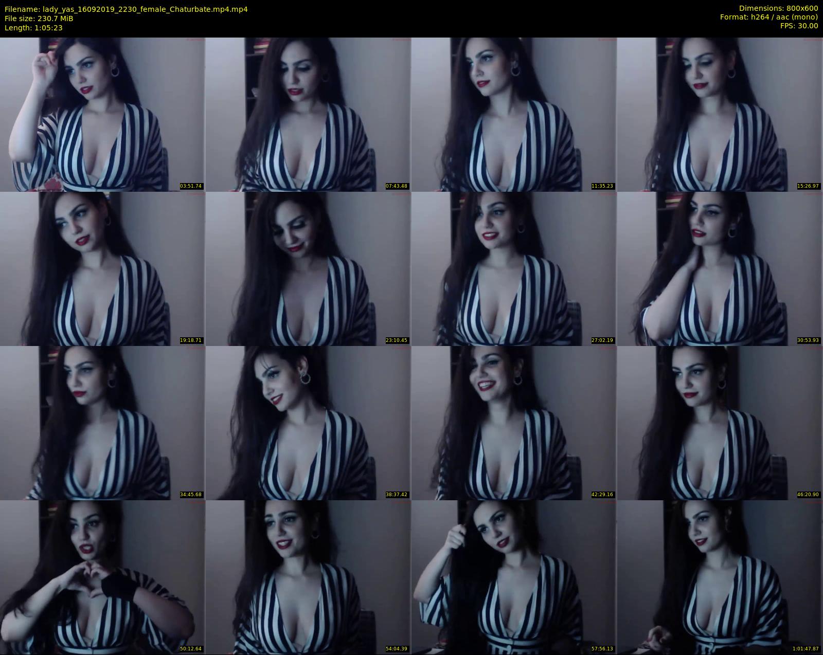 lady_yas — 66 minute Chaturbate female cam show recording, 480p, Sep 16, 2019