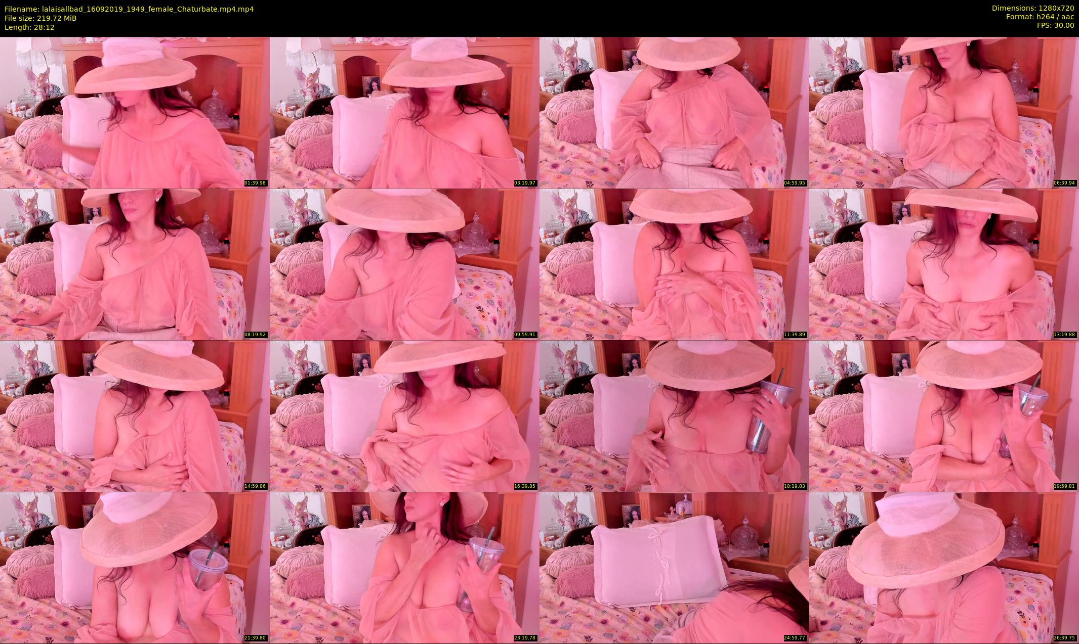 lalaisallbad — 29 minute Chaturbate female cam show recording, 720p, Sep 16, 2019