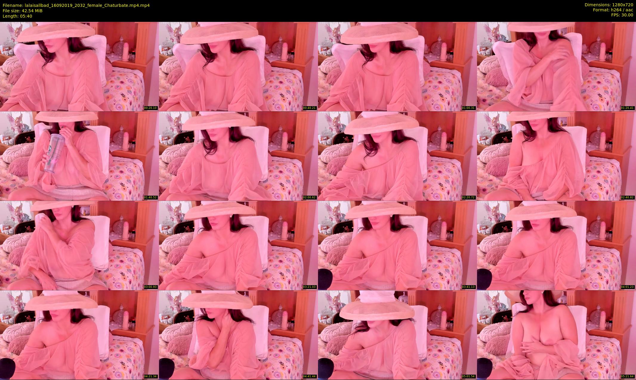 lalaisallbad — 6 minute Chaturbate female cam show recording, 720p, Sep 16, 2019