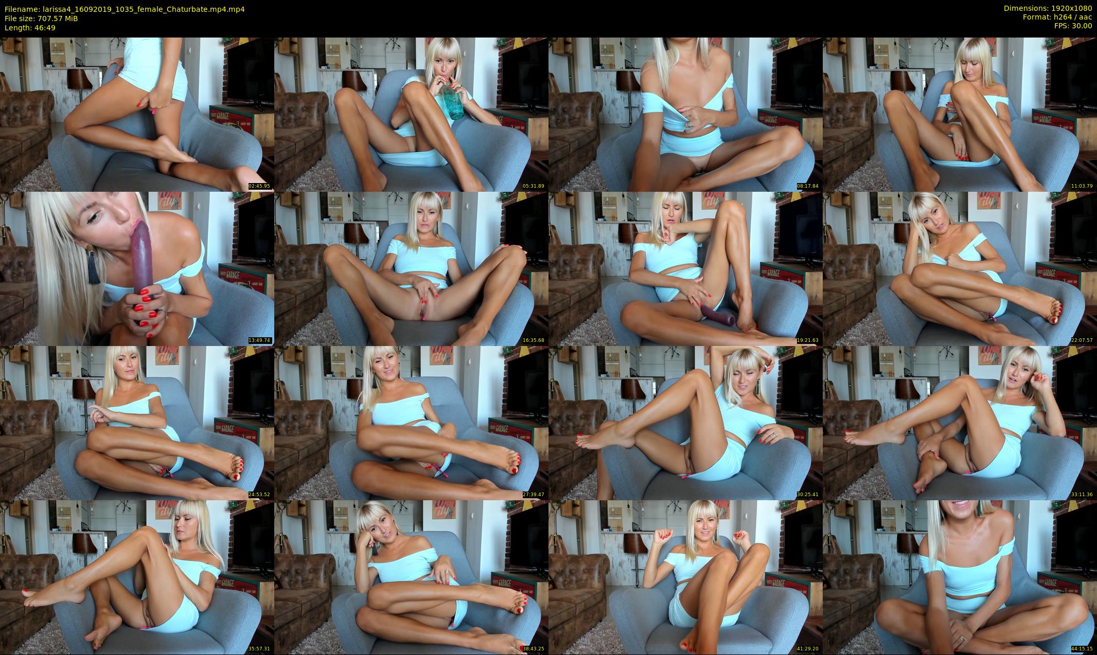 larissa4 — 47 minute Chaturbate female cam show recording, 1080p, Sep 16, 2019
