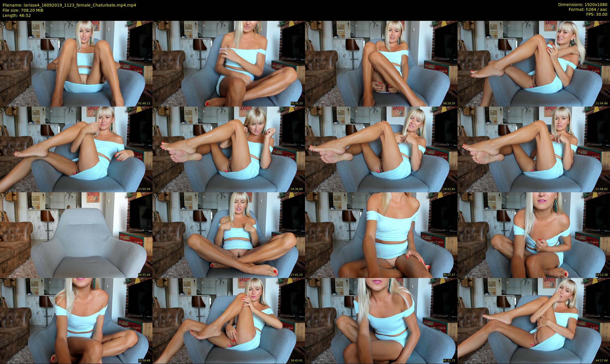 larissa4 — 47 minute Chaturbate female cam show recording, 1080p, Sep 16, 2019