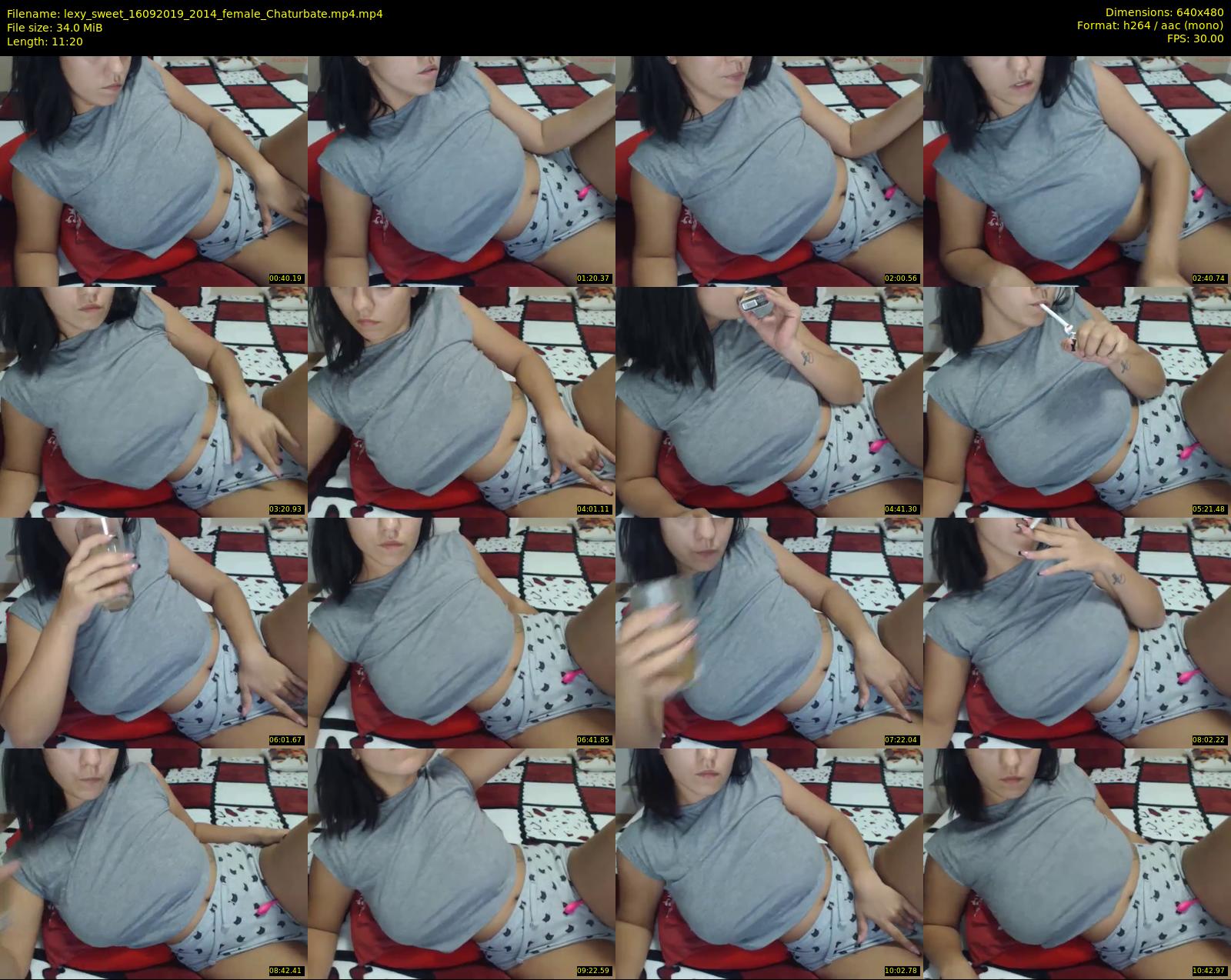lexy_sweet — 12 minute Chaturbate female cam show recording, 480p, Sep 16, 2019