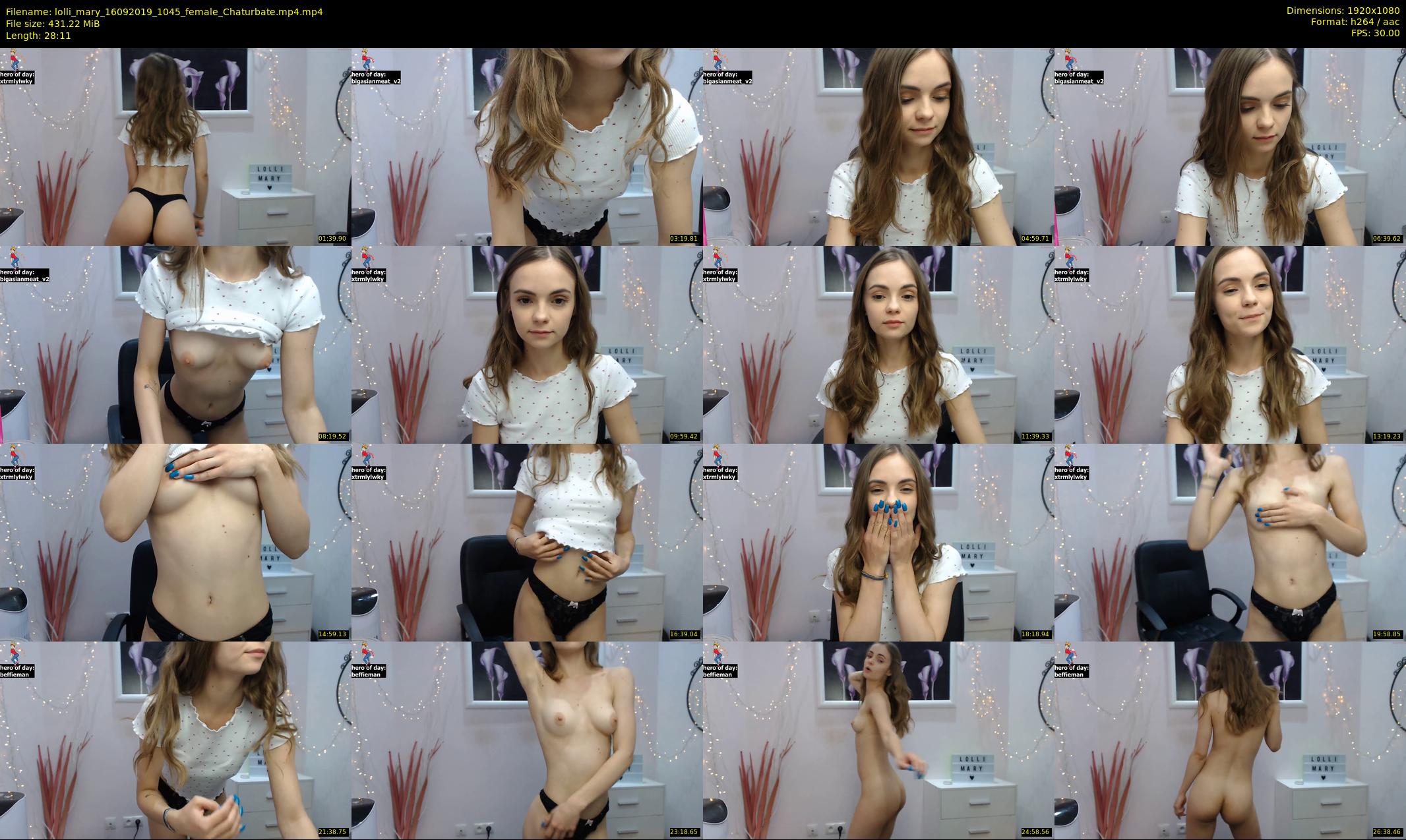 lolli_mary — 29 minute Chaturbate female cam show recording, 1080p, Sep 16, 2019
