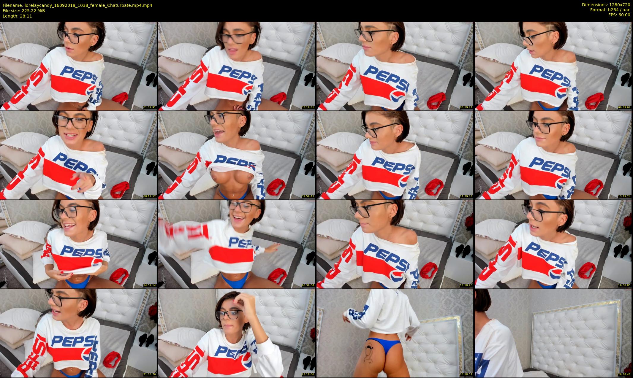 lorelaycandy — 29 minute Chaturbate female cam show recording, 720p, Sep 16, 2019