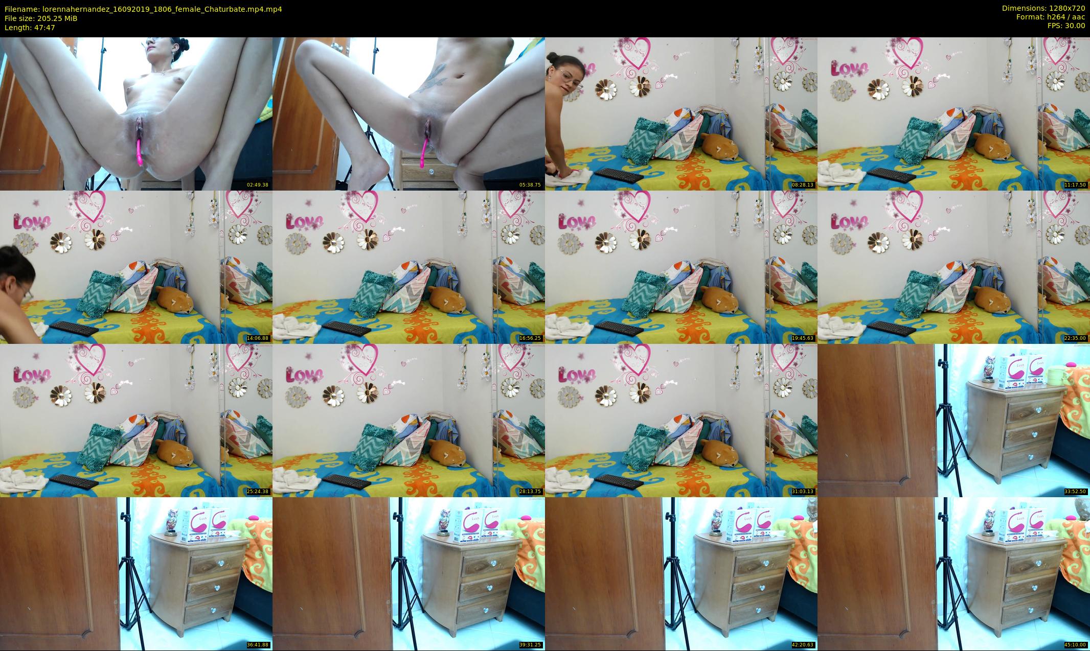lorennahernandez — 48 minute Chaturbate female cam show recording, 720p, Sep 16, 2019