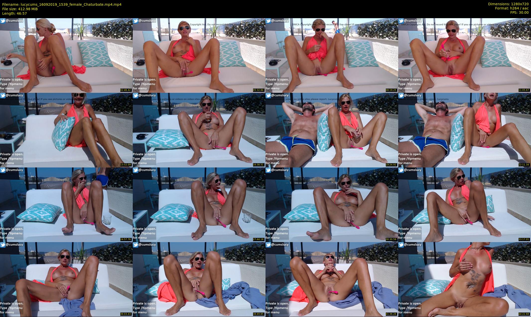 lucycums — 47 minute Chaturbate couple cam show recording, 720p, Sep 16, 2019