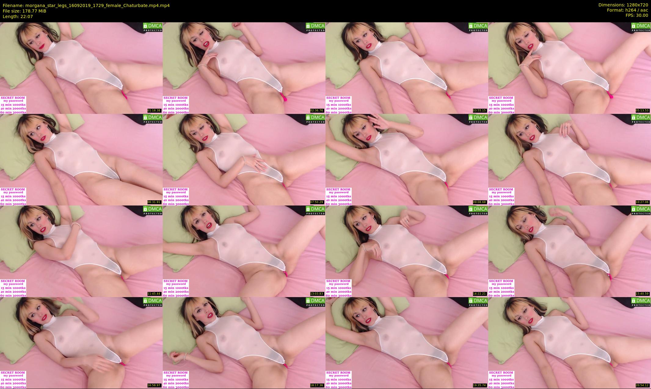 morgana_star_legs — 23 minute Chaturbate female cam show recording, 720p, Sep 16, 2019