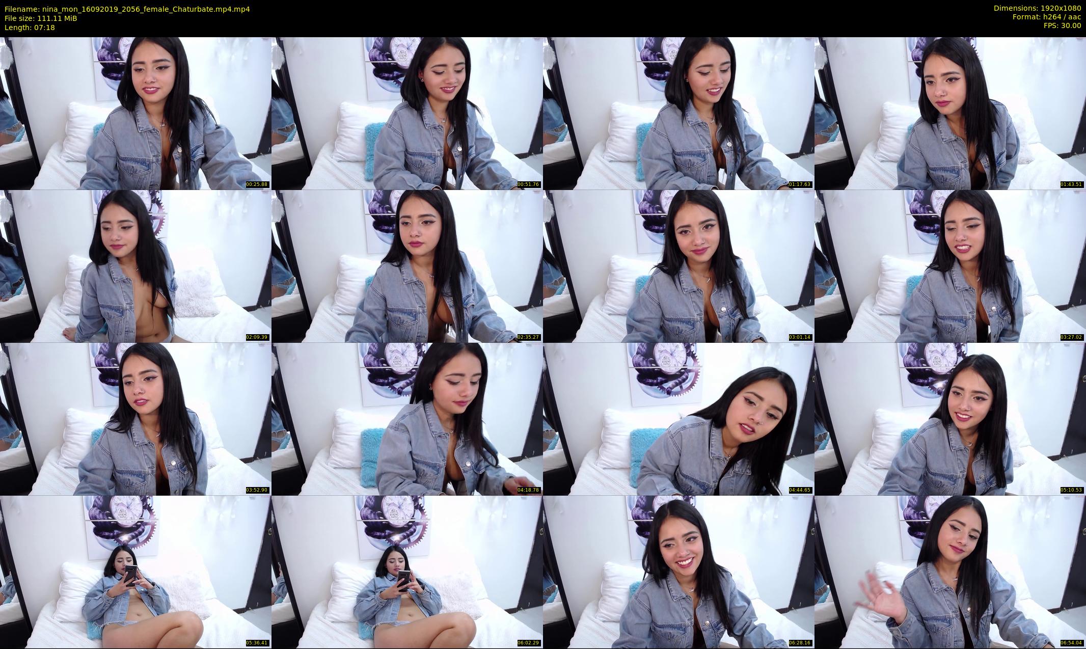 nina_mon — 8 minute Chaturbate female cam show recording, 1080p, Sep 16, 2019