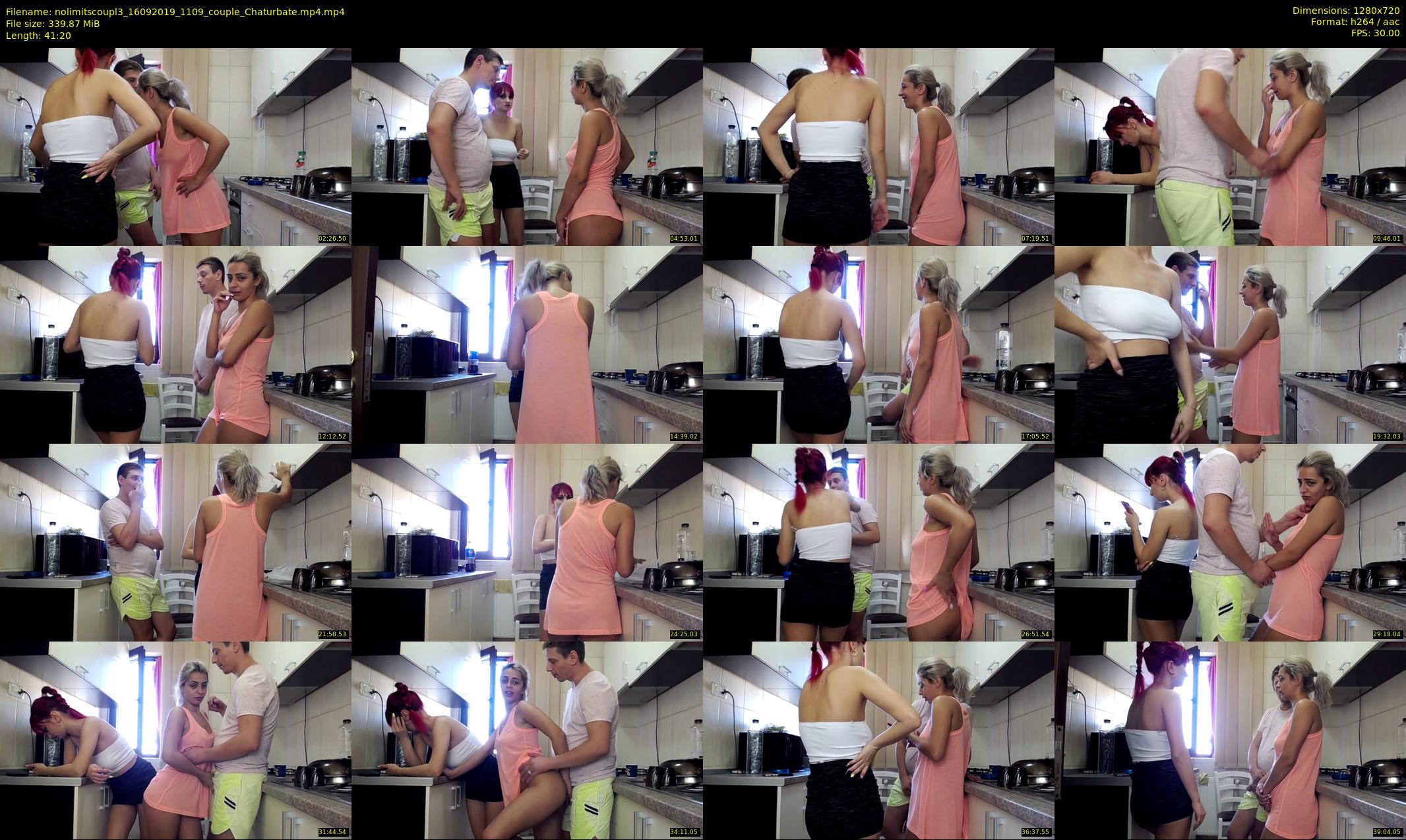 nolimitscoupl3 — 42 minute Chaturbate couple cam show recording, 720p, Sep 16, 2019