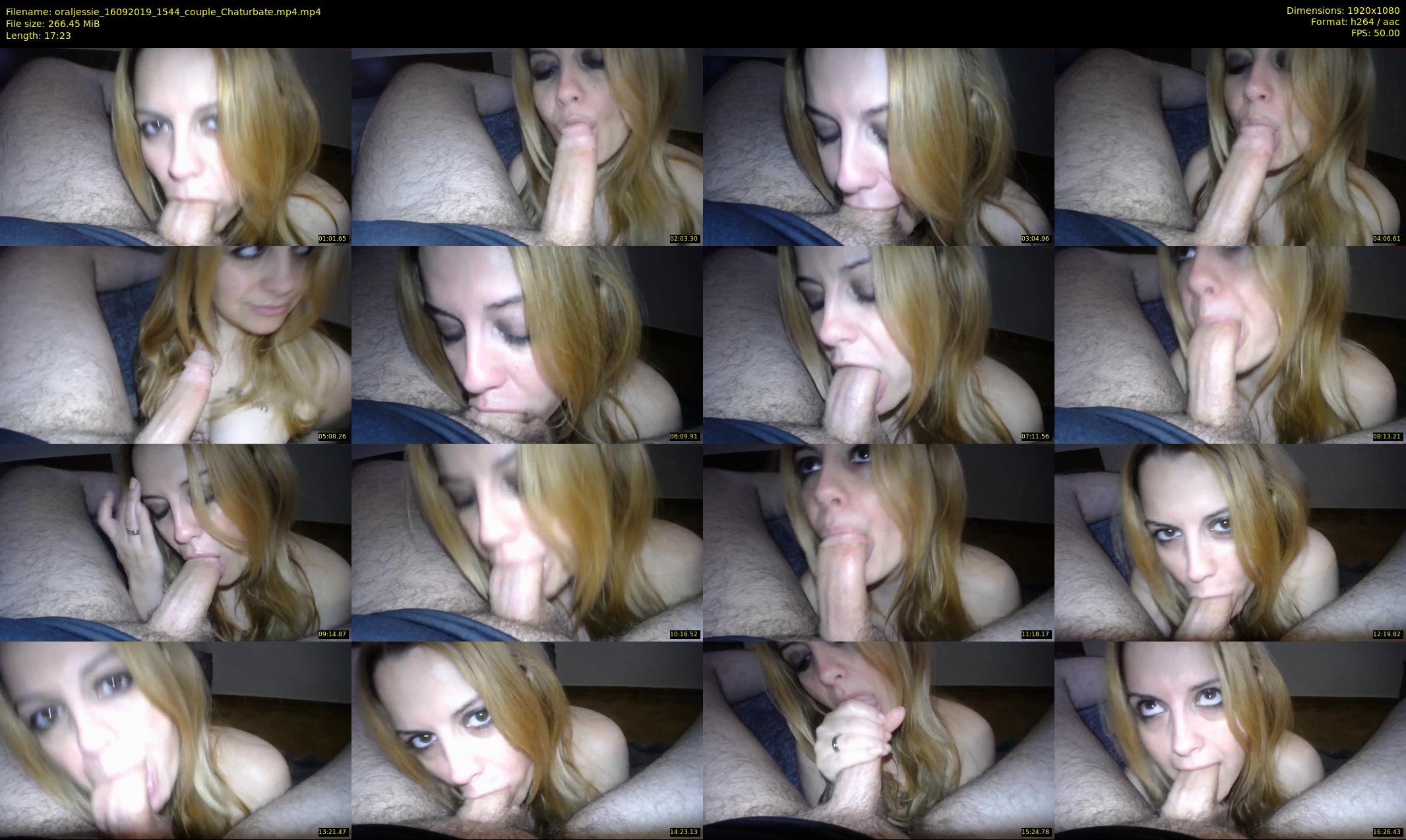 oraljessie — 18 minute Chaturbate couple cam show recording, 1080p, Sep 16, 2019